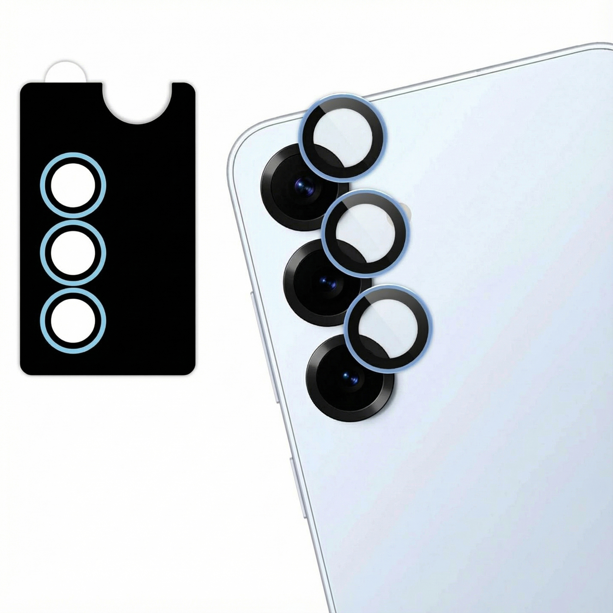 imoshion 2 Pack Camera lens protector voor de Samsung Galaxy S25 - Icyblue