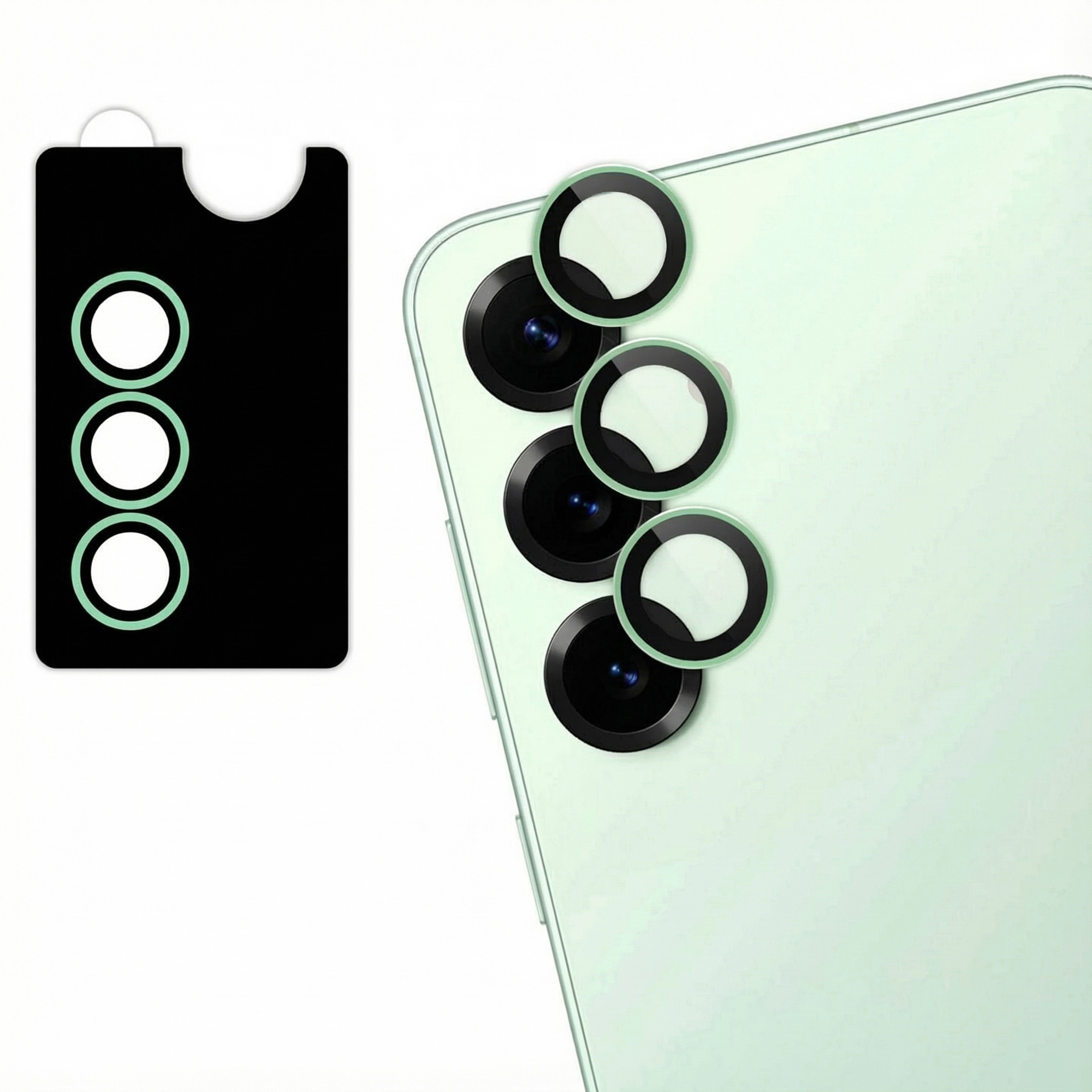 imoshion 2 Pack Camera lens protector voor de Samsung Galaxy S25 - Mint