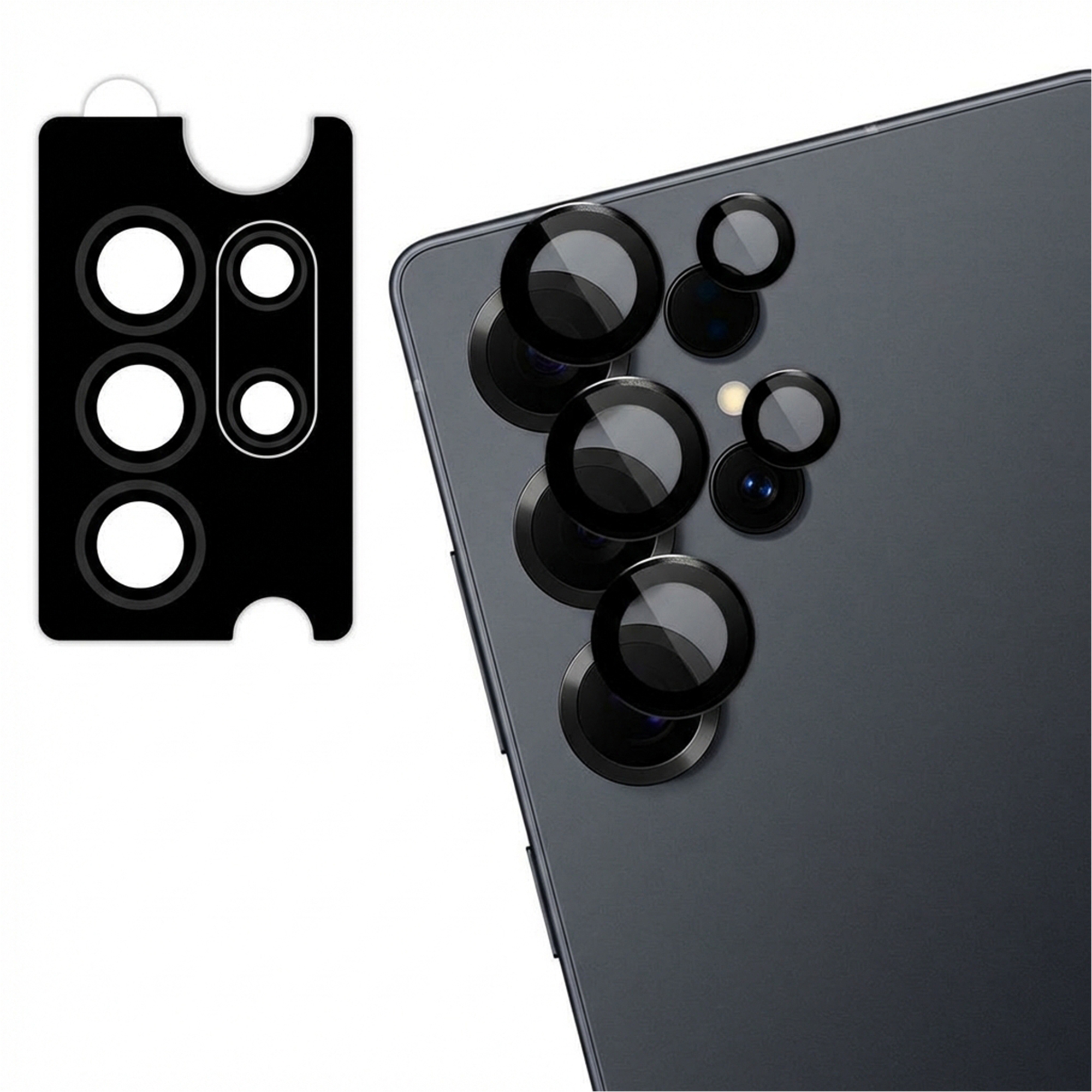 imoshion 2 Pack Camera lens protector voor de Samsung Galaxy S25 Ultra - Titanium Black