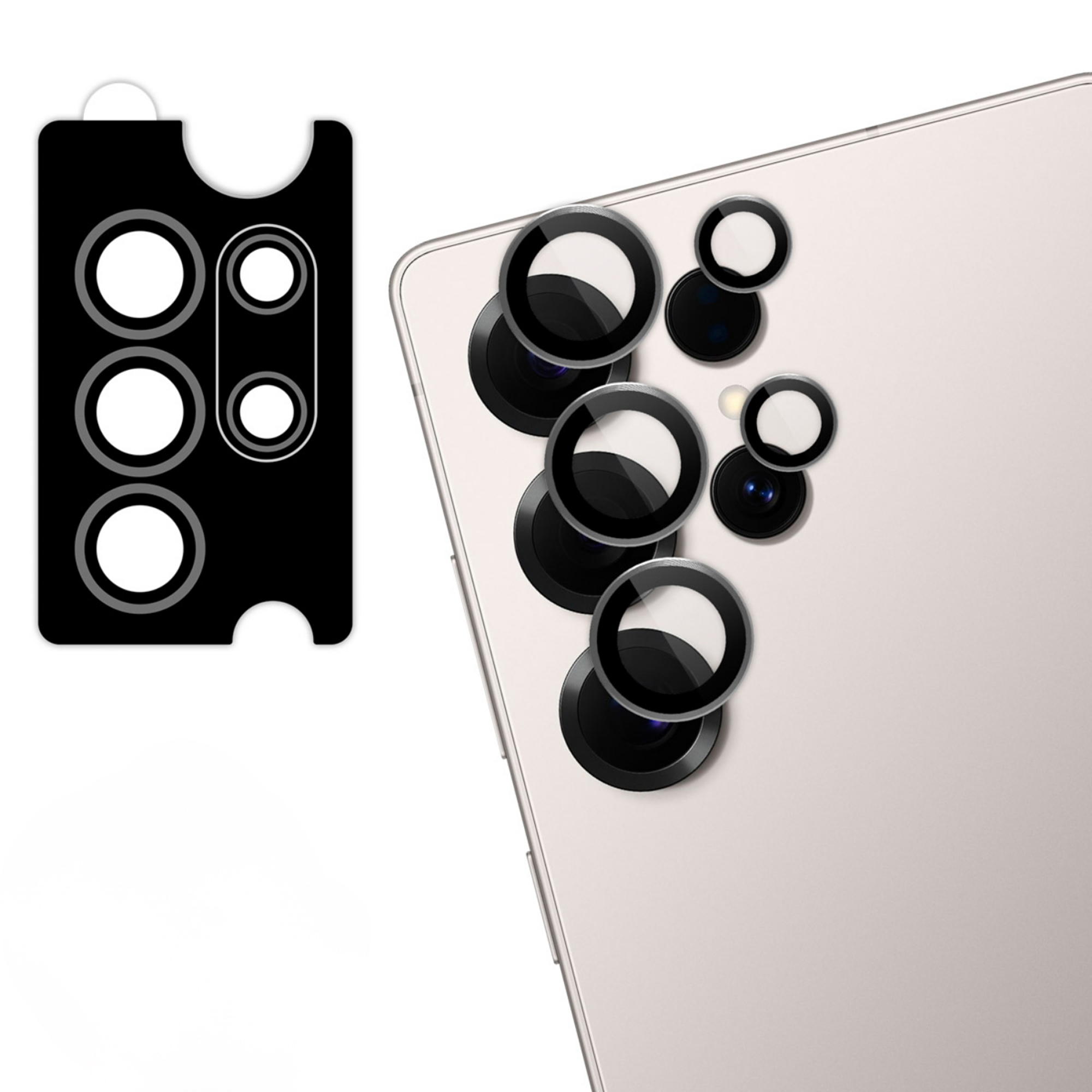 imoshion 2 Pack Camera lens protector voor de Samsung Galaxy S25 Ultra - Titanium Gray