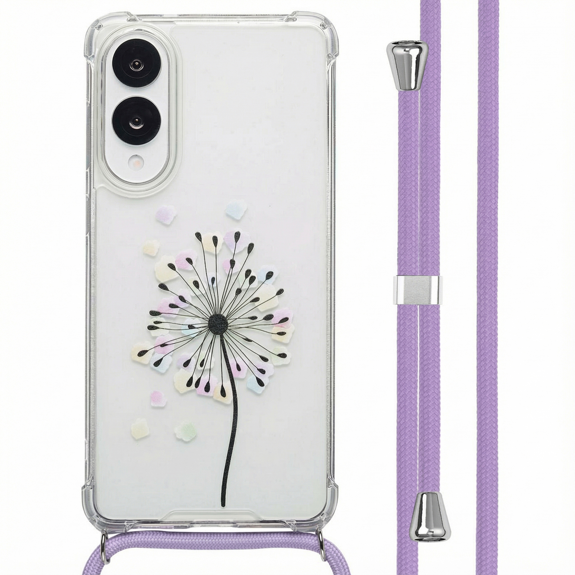 imoshion Coque Design avec cordon Samsung Galaxy S25 Edge - Sandstone Dandelion