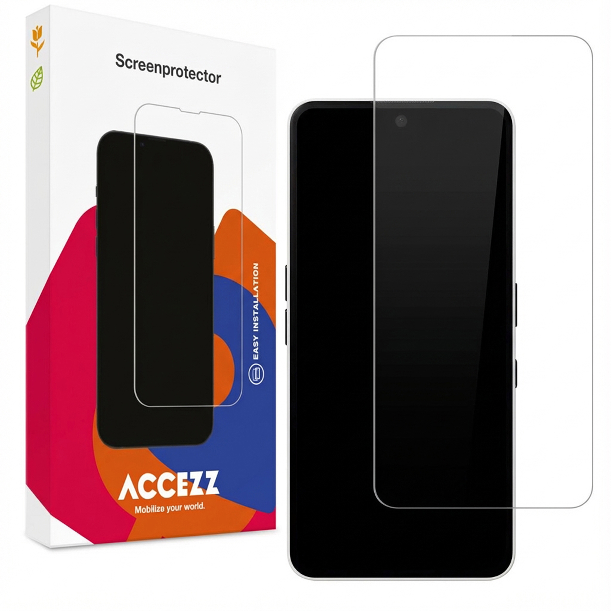 Accezz Gehard Glas Screenprotector voor de Nothing Phone (3a) / (3a) Pro