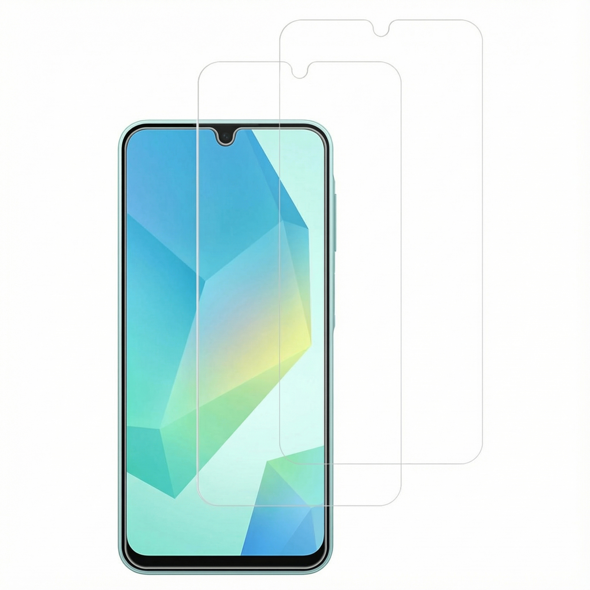 Accezz Gehard Glas Screenprotector 2-pack voor de Samsung Galaxy A16 / A17 / A26