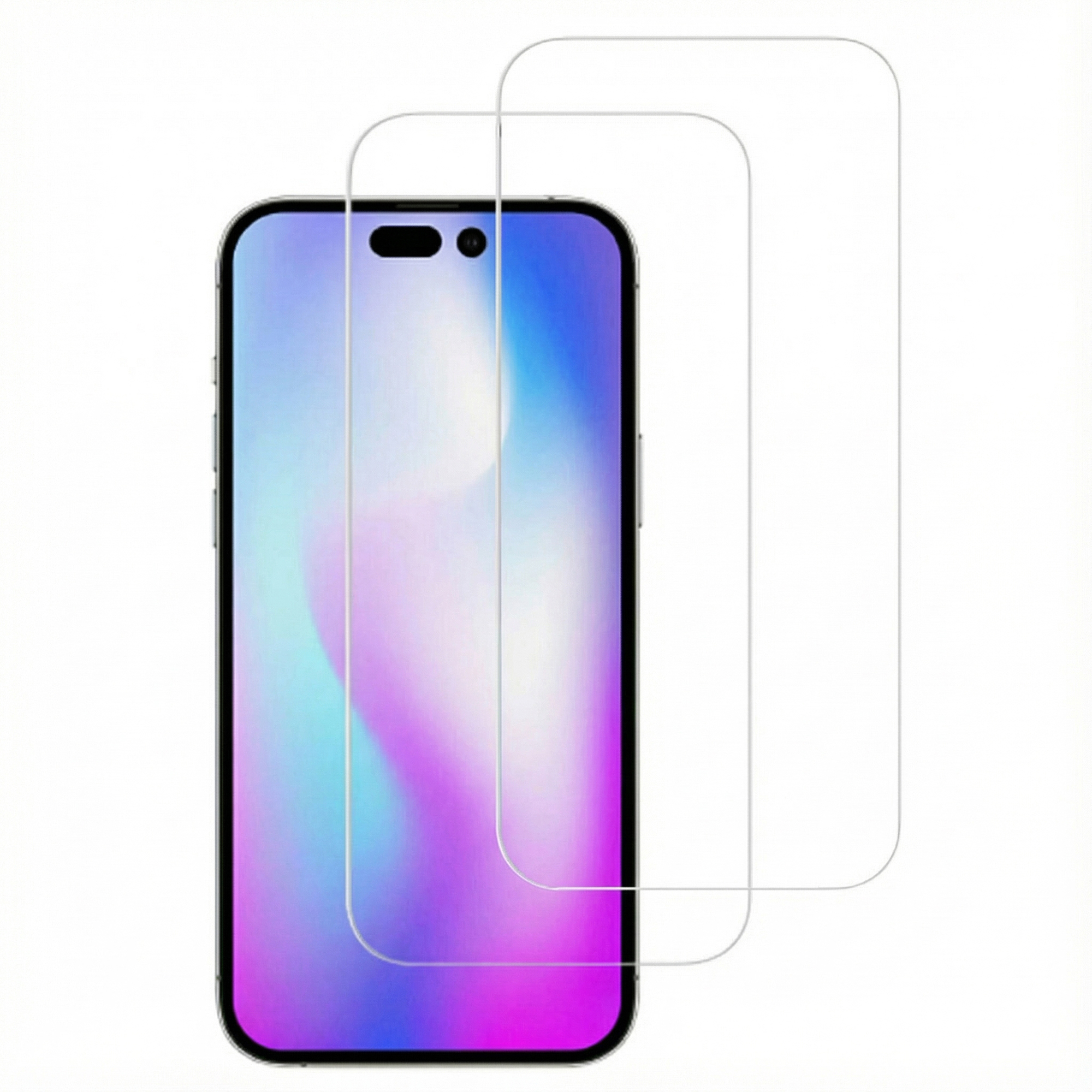 Accezz Gehard Glas Screenprotector 2-pack voor de Apple iPhone 14 Pro