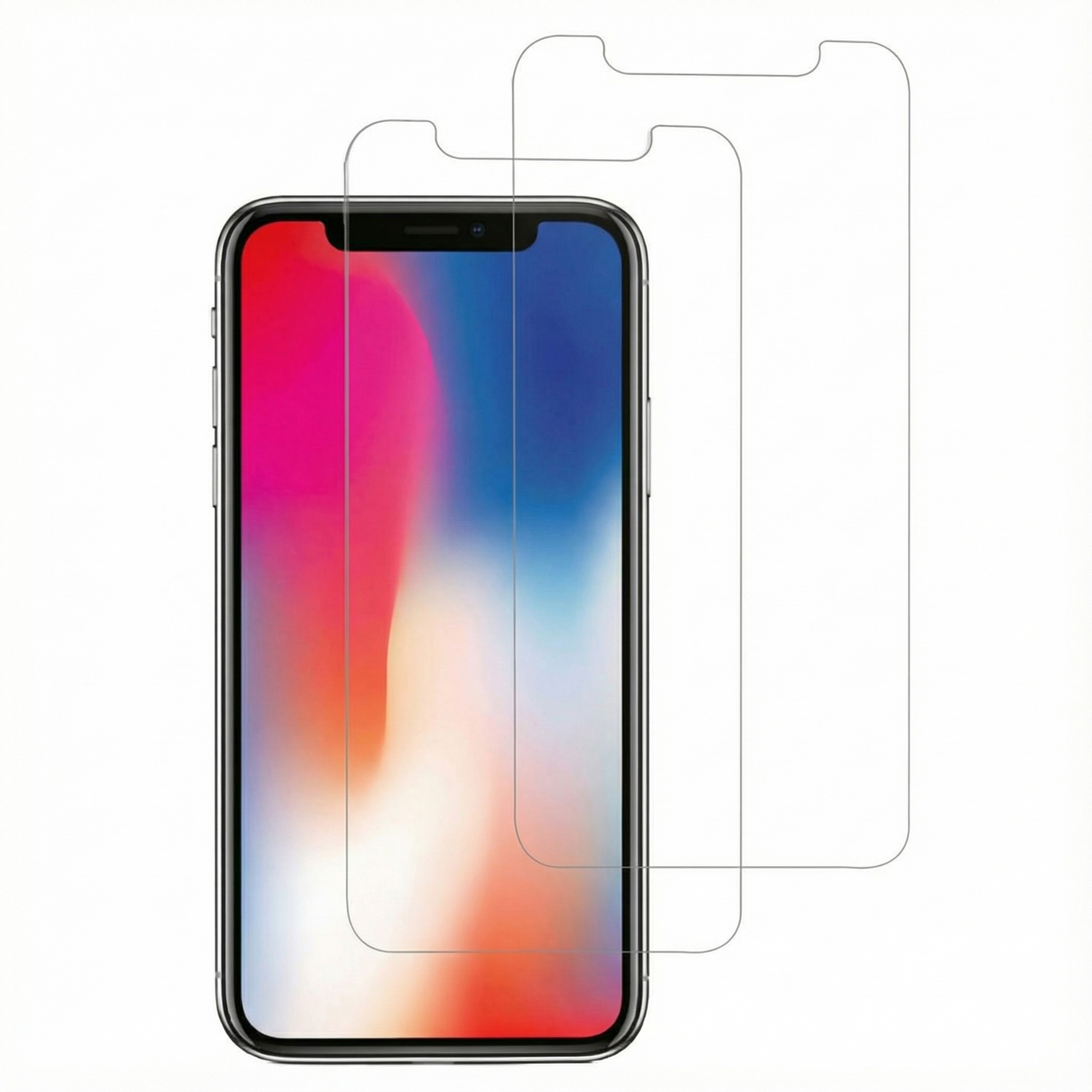 Accezz Gehard Glas Screenprotector 2-pack voor de Apple iPhone 11 Pro / Xs / X