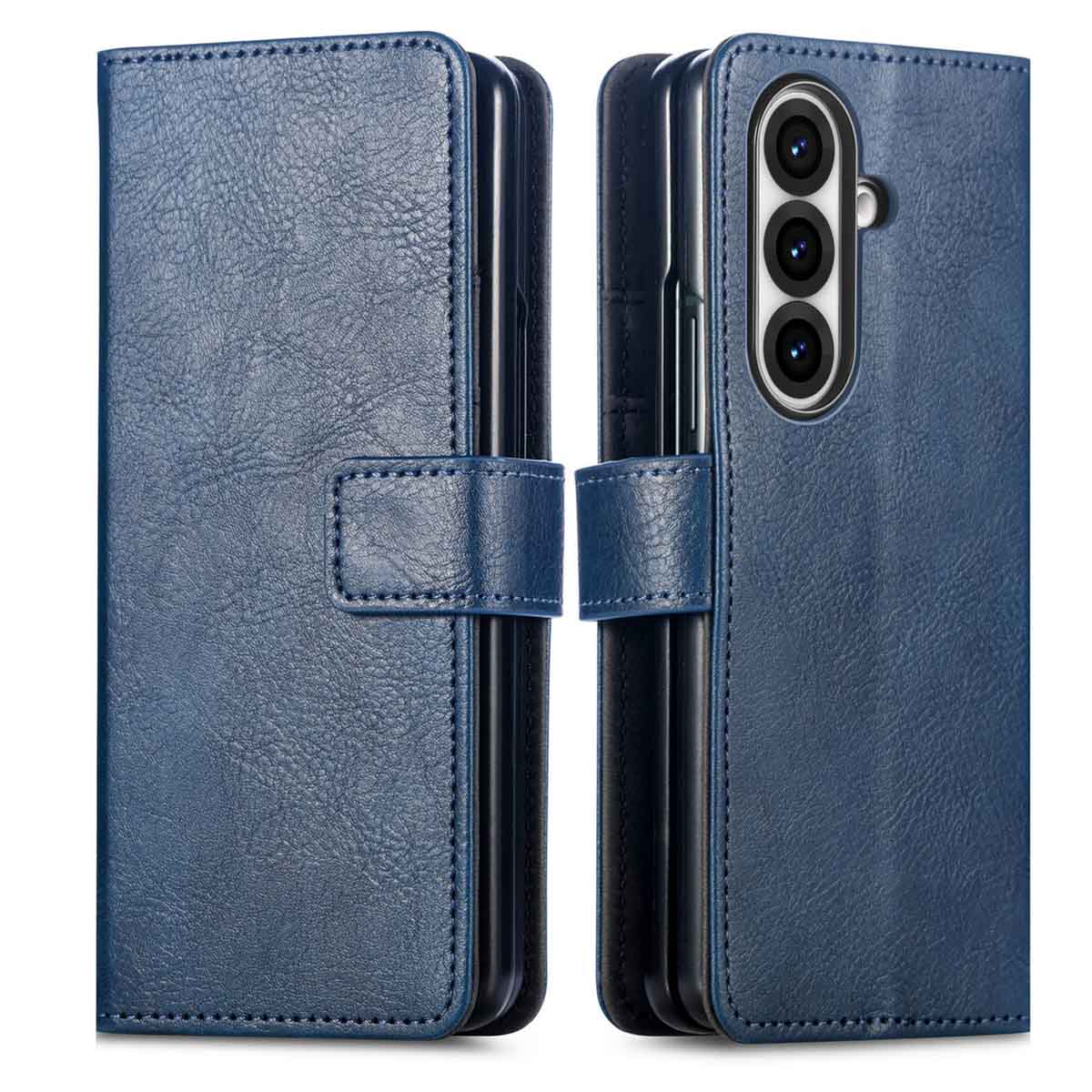 imoshion Luxe Bookcase voor de Samsung Galaxy Fold 7 - Donkerblauw
