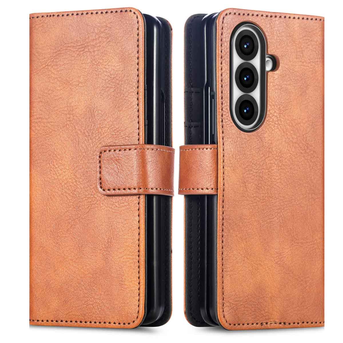 imoshion Luxe Bookcase voor de Samsung Galaxy Fold 7 - Bruin