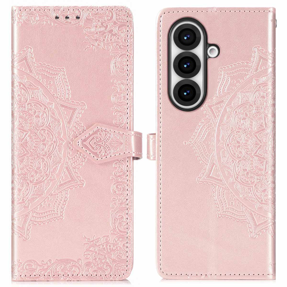 imoshion Mandala Bookcase voor de Samsung Galaxy Fold 7 - Rosé Goud