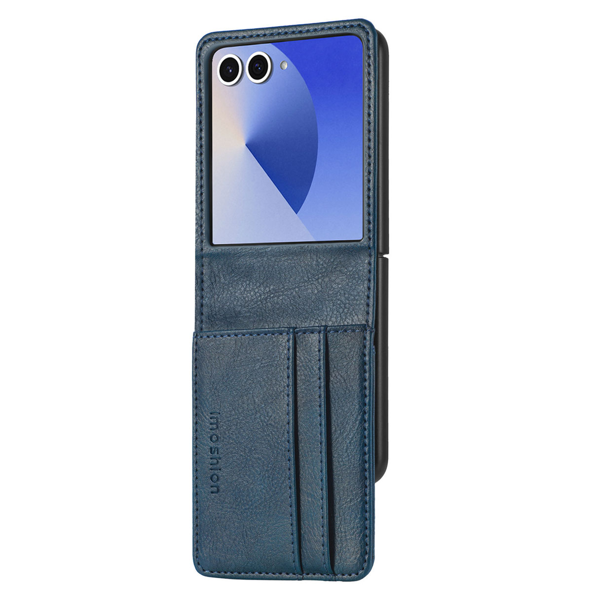 imoshion Luxe Bookcase voor de Samsung Galaxy Z Flip 7 - Donkerblauw