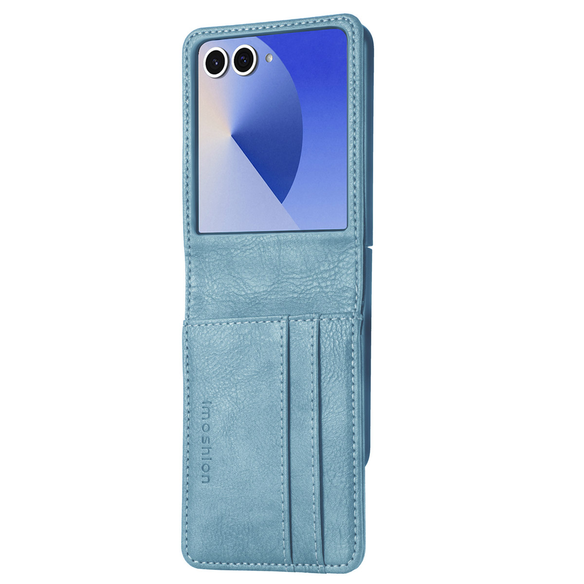imoshion Luxe Bookcase voor de Samsung Galaxy Z Flip 7 - Lichtblauw