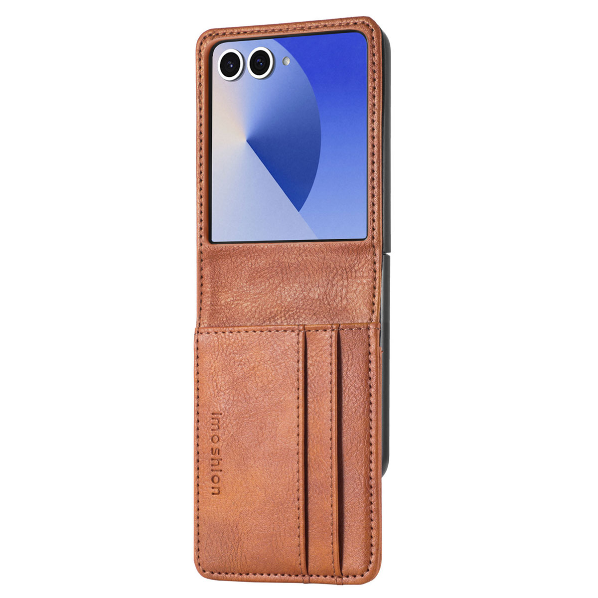 imoshion Luxe Bookcase voor de Samsung Galaxy Z Flip 7 - Bruin