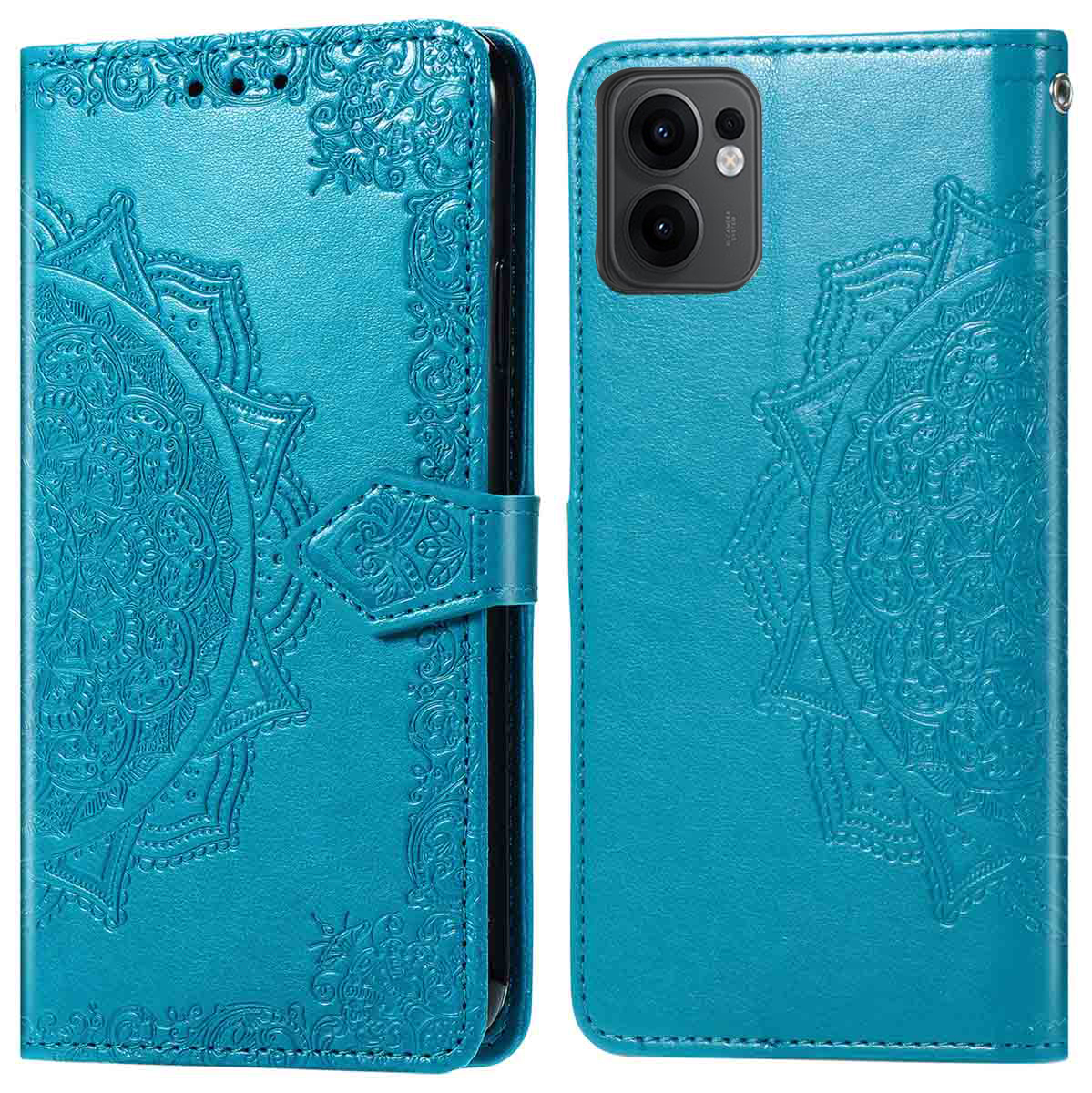 imoshion Mandala Bookcase voor de Oppo Reno 13 F (5G) - Turquoise