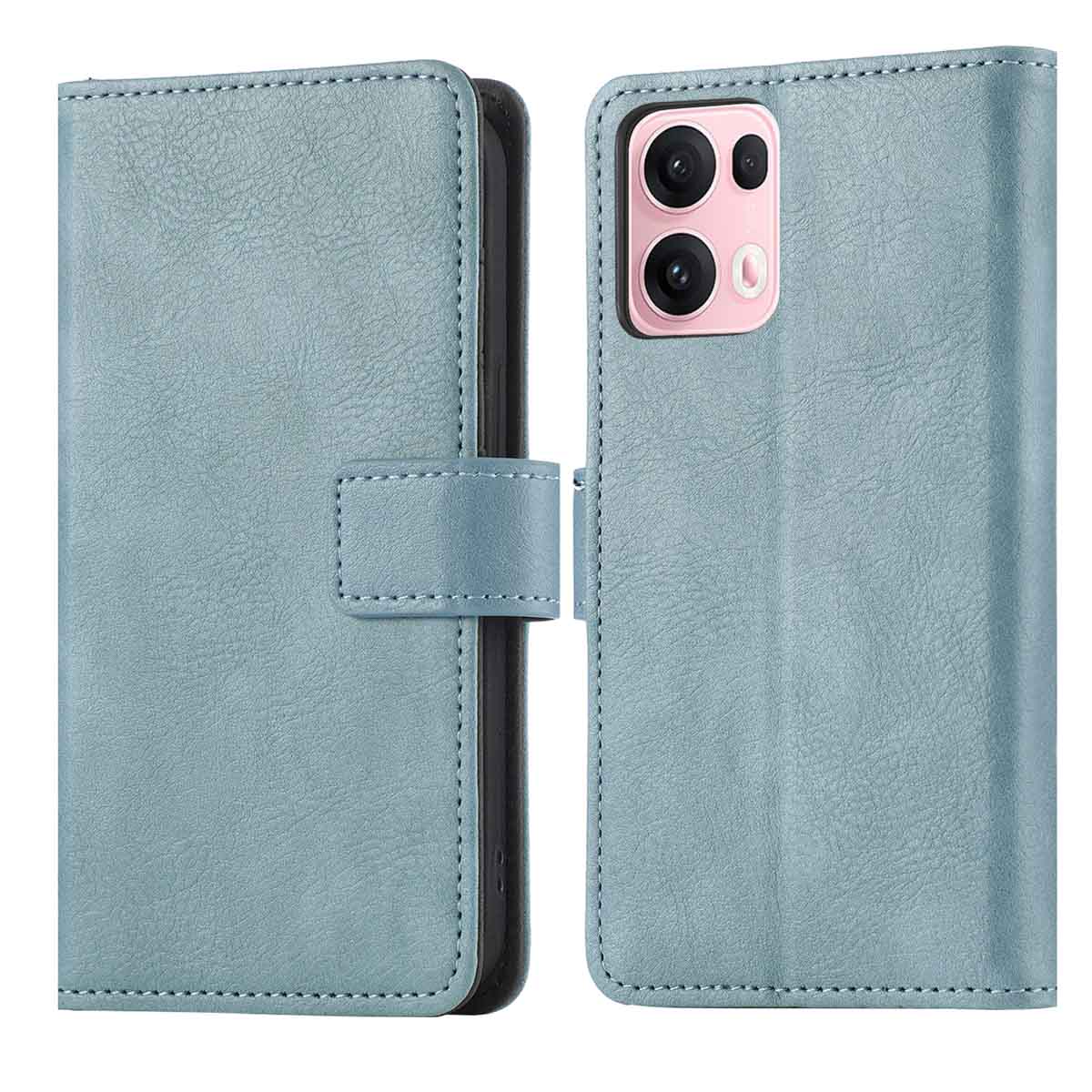 imoshion Luxe Bookcase voor de Oppo Reno 13 Pro - Lichtblauw