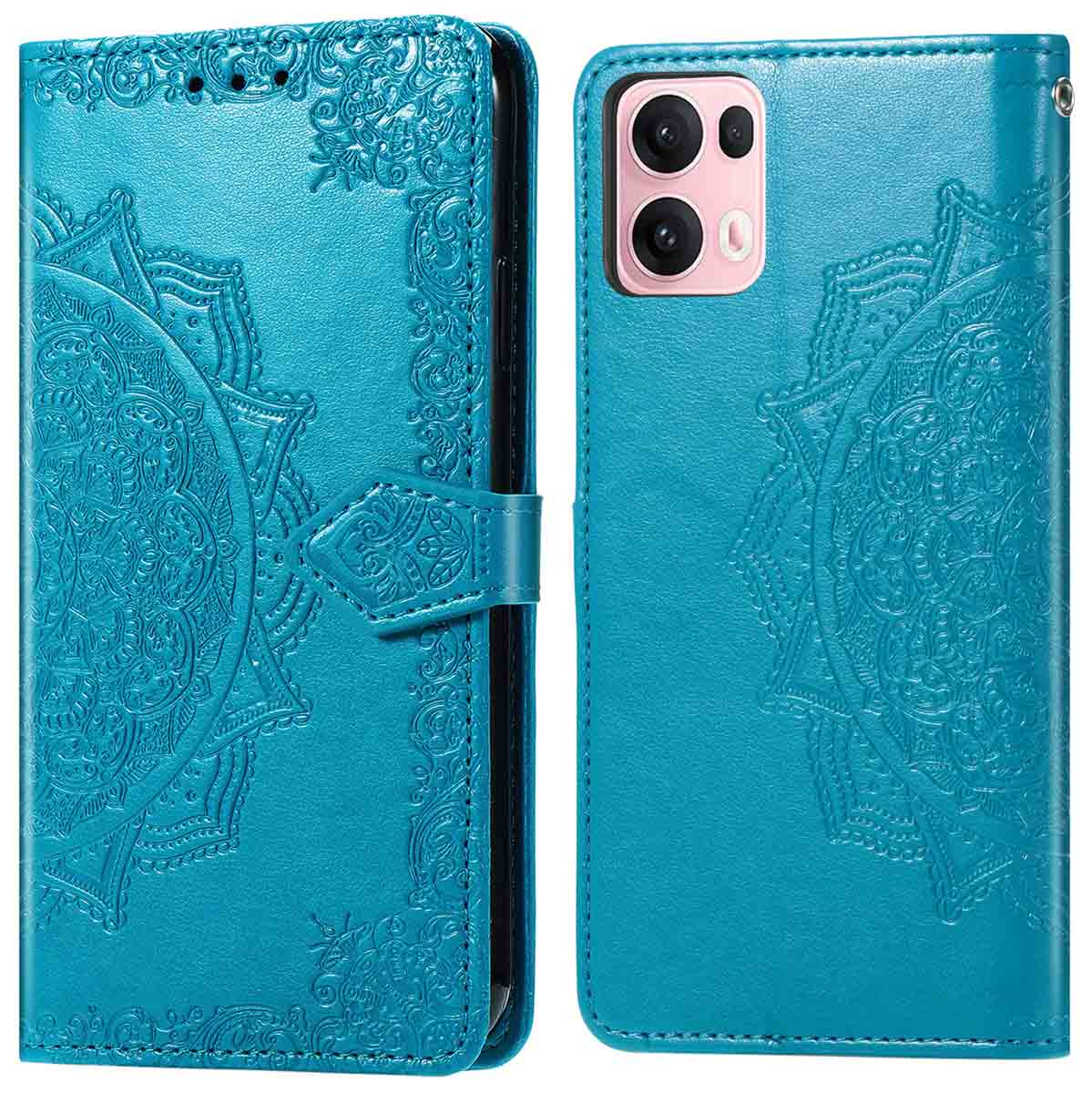 imoshion Mandala Bookcase voor de Oppo Reno 13 Pro - Turquoise