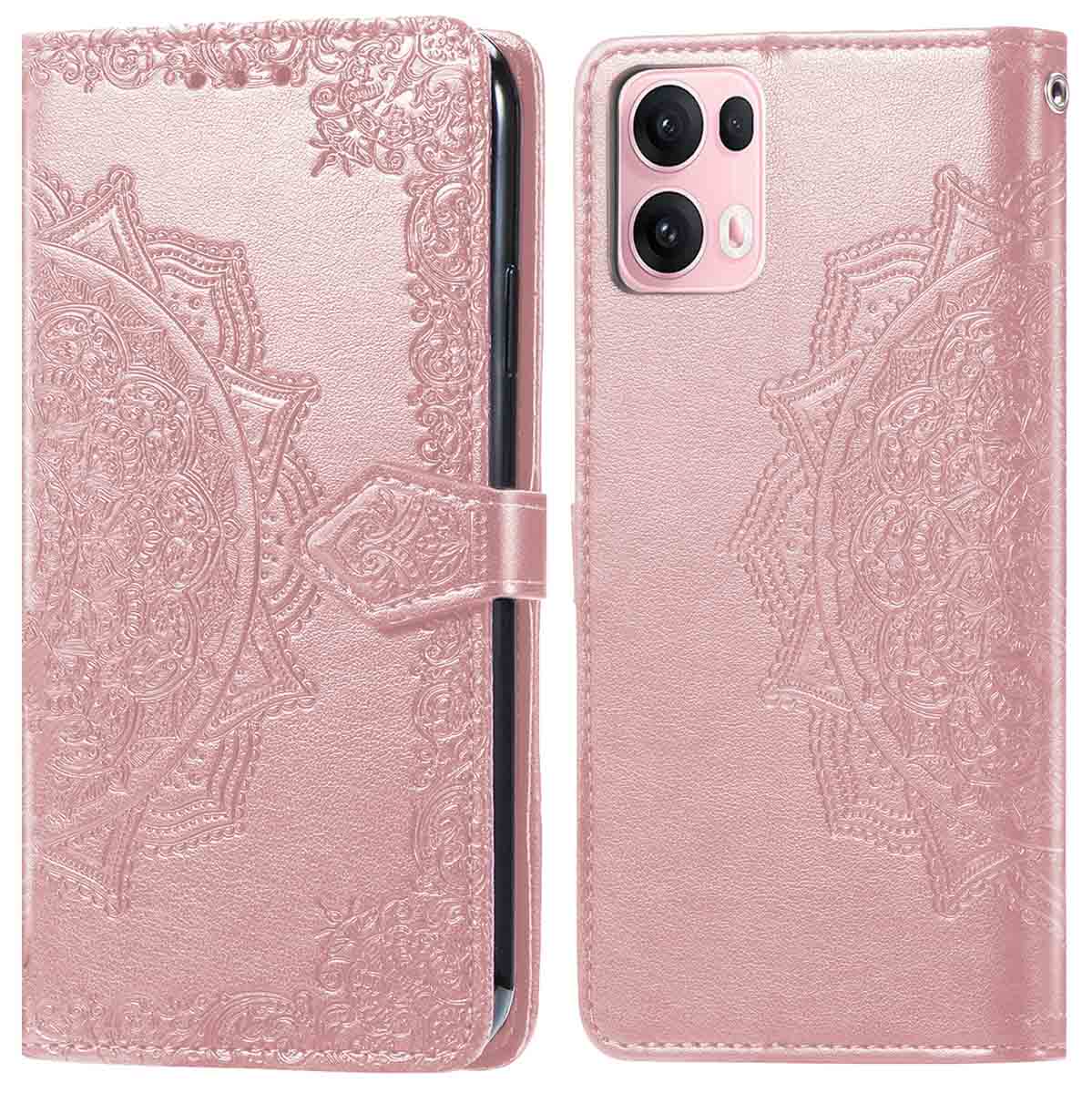 imoshion Mandala Bookcase voor de Oppo Reno 13 Pro - Rosé Goud