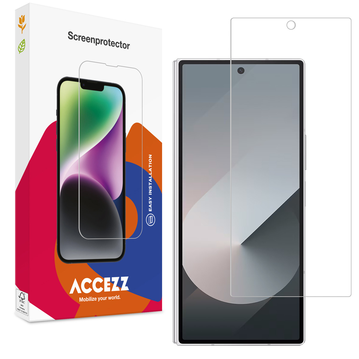 Accezz Protection d'écran en verre trempé Samsung Galaxy Z Fold 8 Ultra / Fold 7