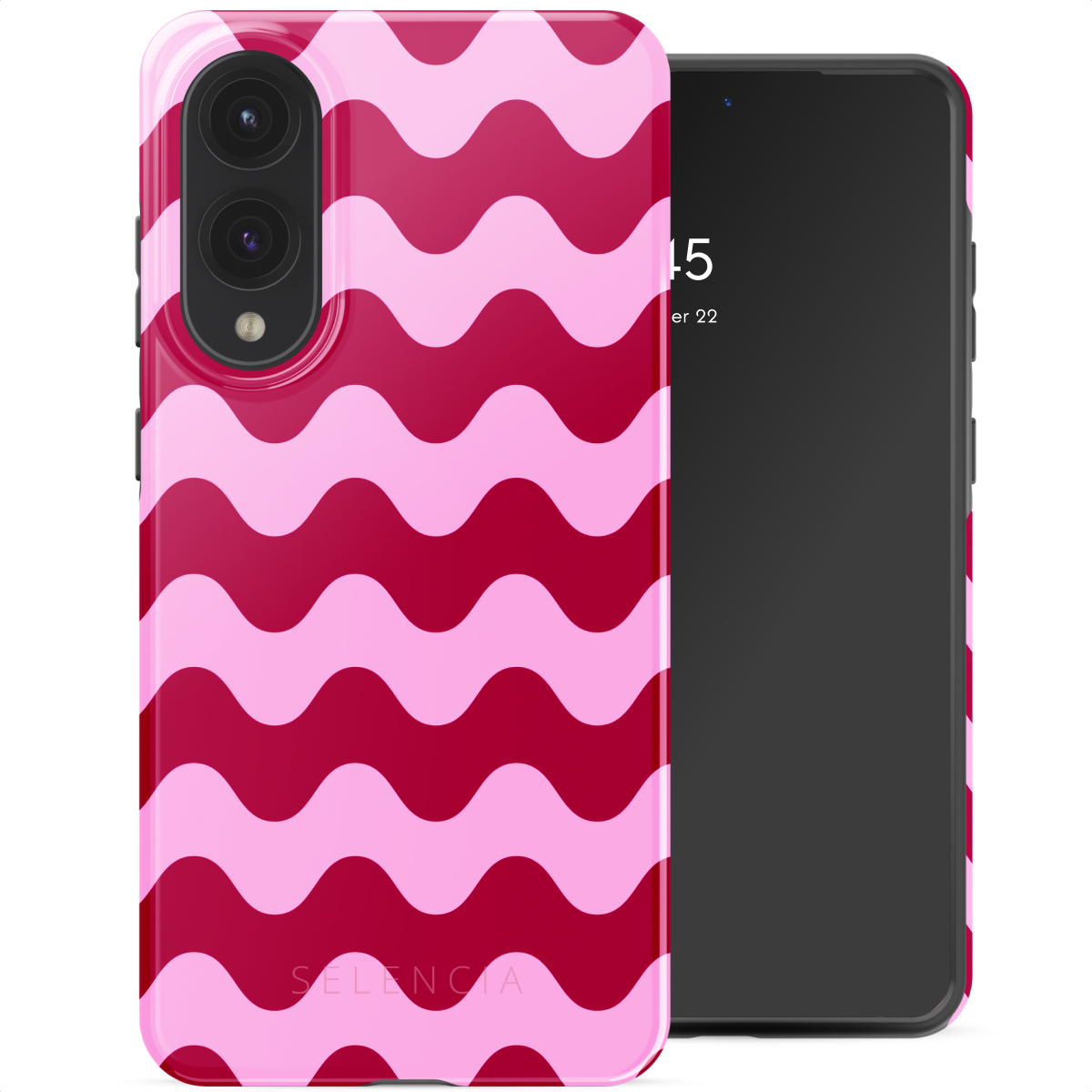 Selencia Coque arrière Vivid Samsung Galaxy S25 Edge - Wave Vibes Lipstick