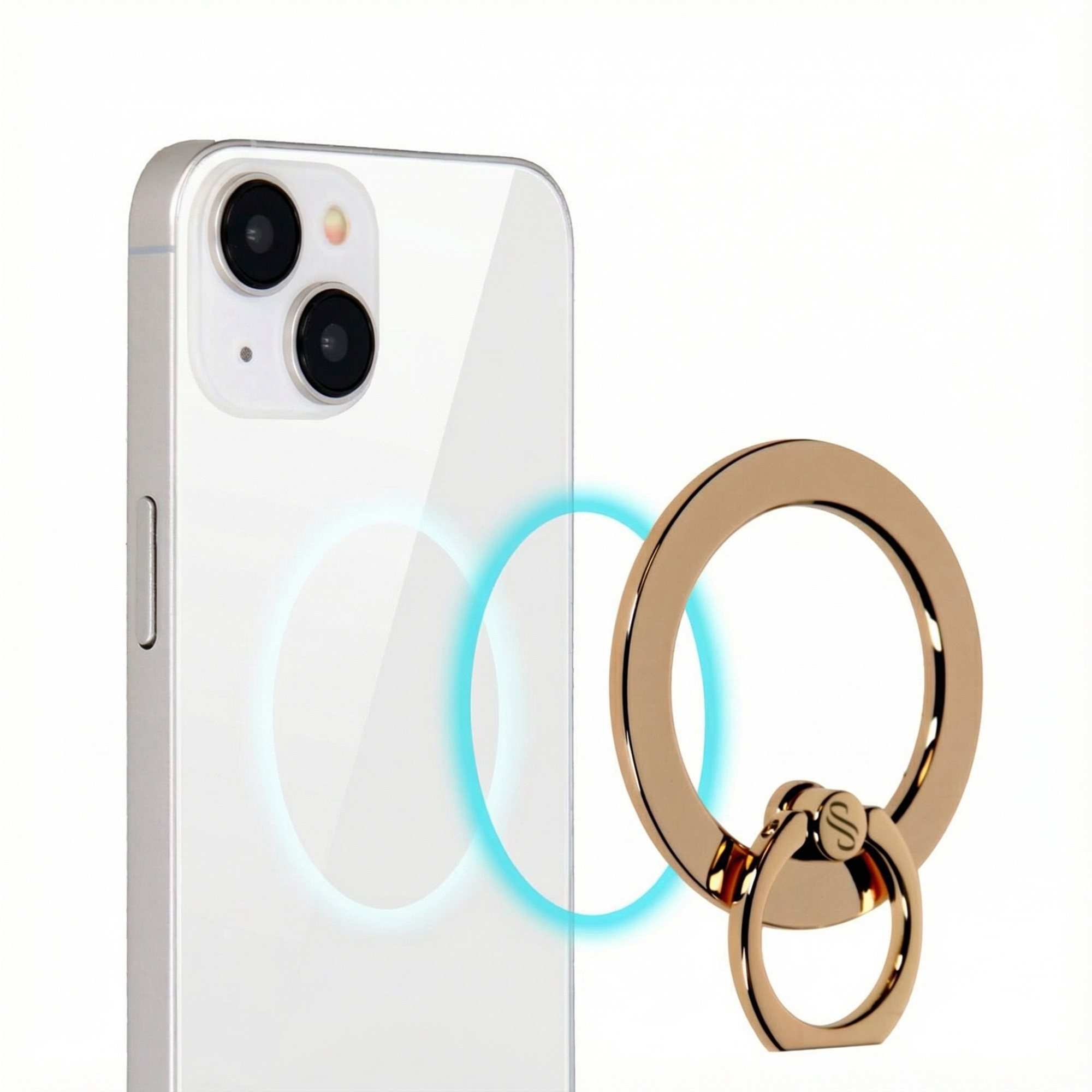 Selencia MagSafe telefoonring - Goud