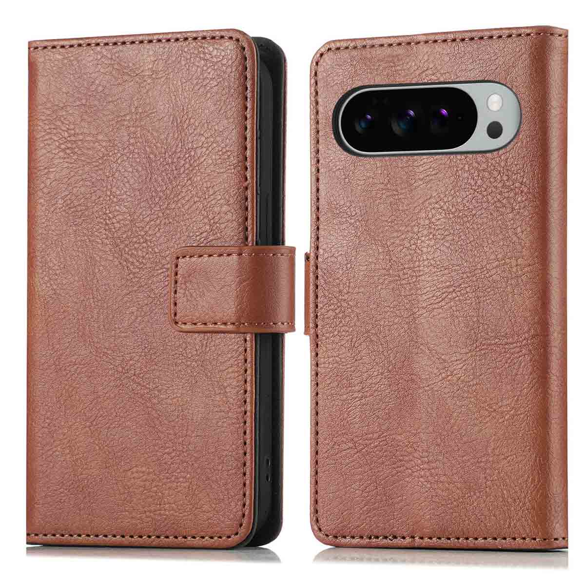 imoshion Luxe Bookcase voor de Google Pixel 10 Pro XL - Bruin