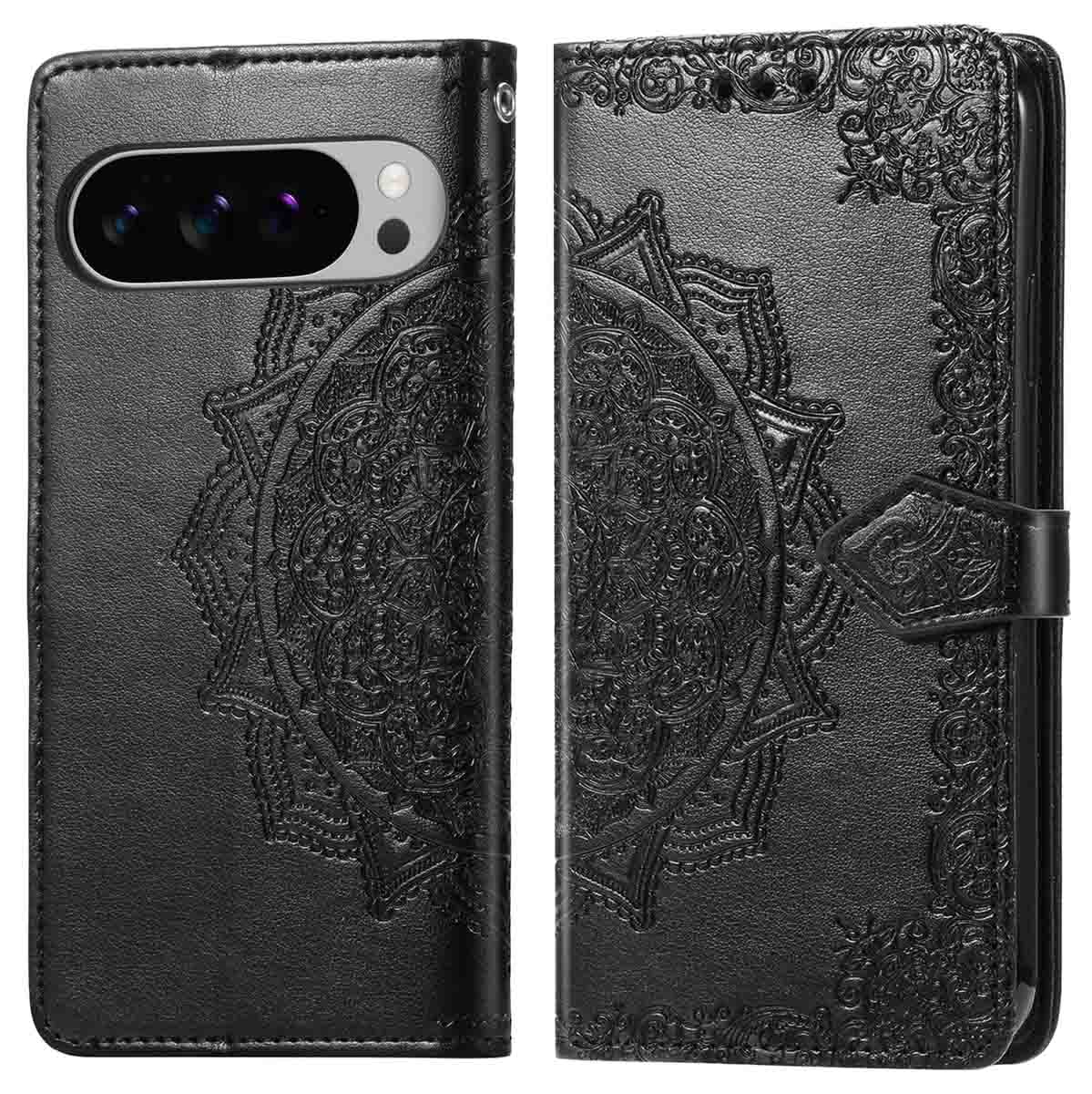 imoshion Mandala Bookcase voor de Google Pixel 10 Pro XL - Zwart