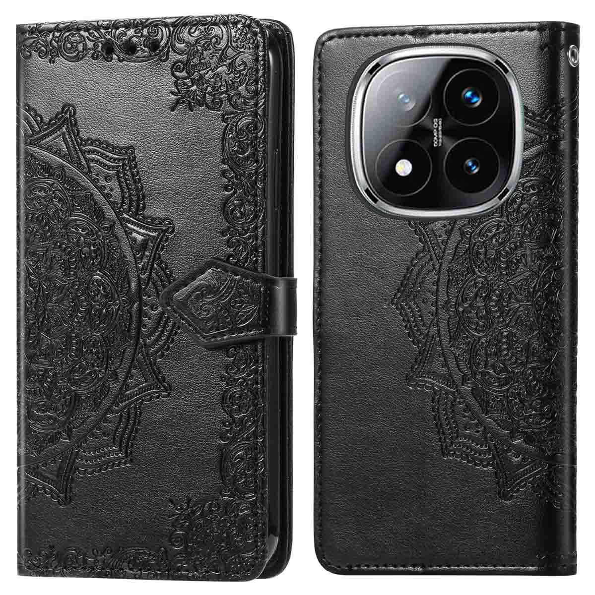 imoshion Mandala Bookcase voor de Xiaomi Redmi Note 14 Pro (4G) - Zwart