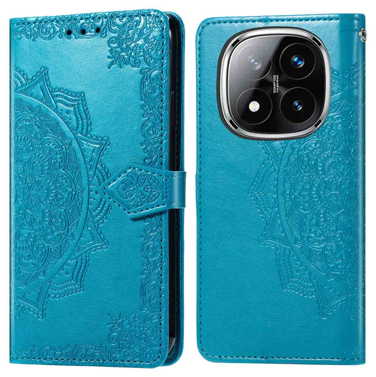 imoshion Mandala Bookcase voor de Xiaomi Redmi Note 14 Pro (4G) - Turquoise