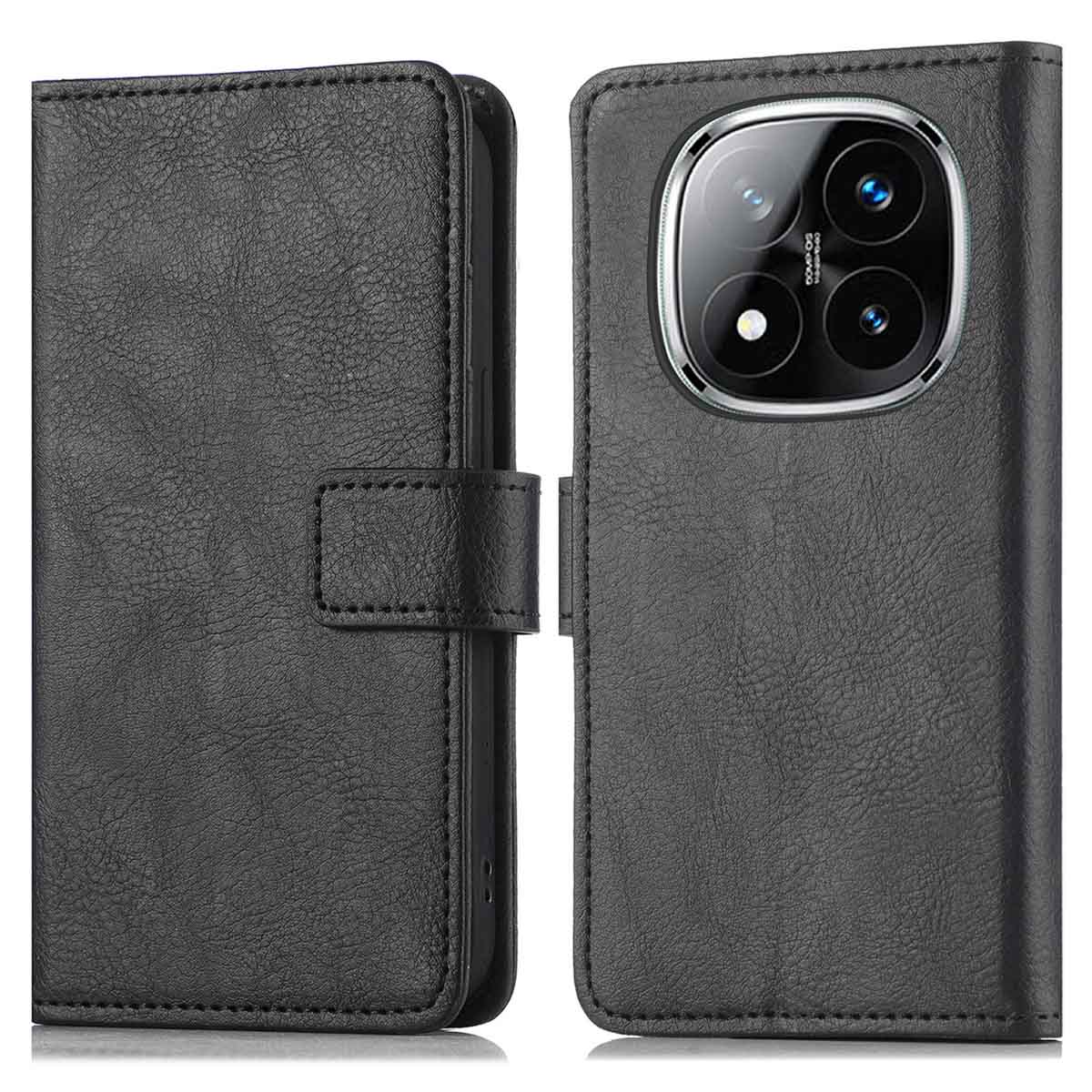 imoshion Luxe Bookcase voor de Xiaomi Redmi Note 14 Pro (4G) - Zwart