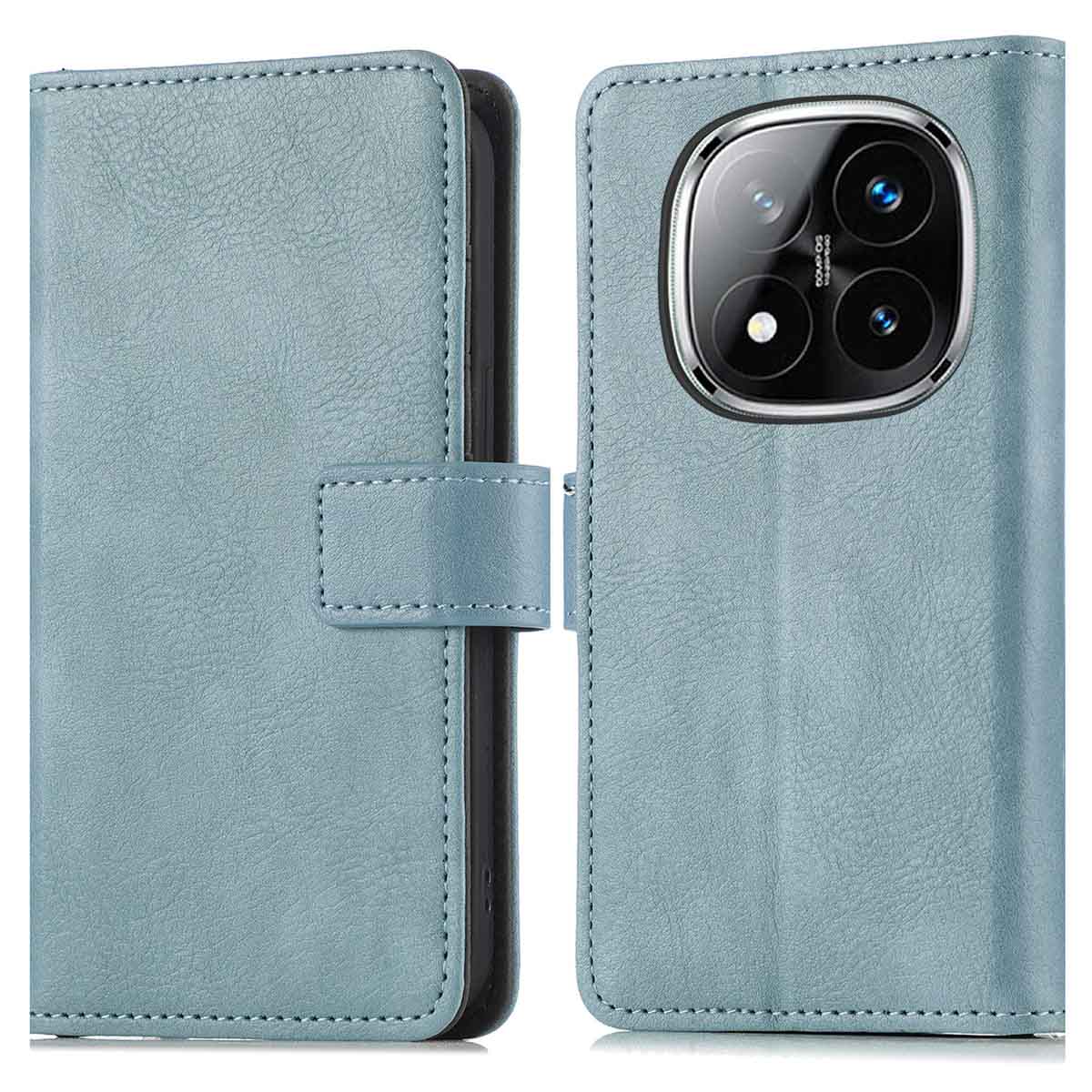 imoshion Luxe Bookcase voor de Xiaomi Redmi Note 14 Pro (4G) - Lichtblauw