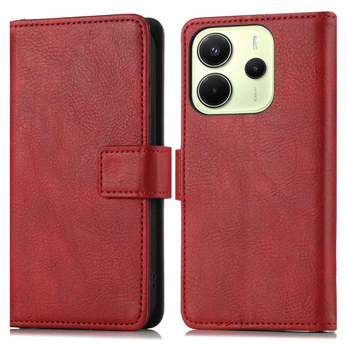 imoshion Luxe Bookcase voor de Xiaomi Redmi Note 14 (4G) - Rood