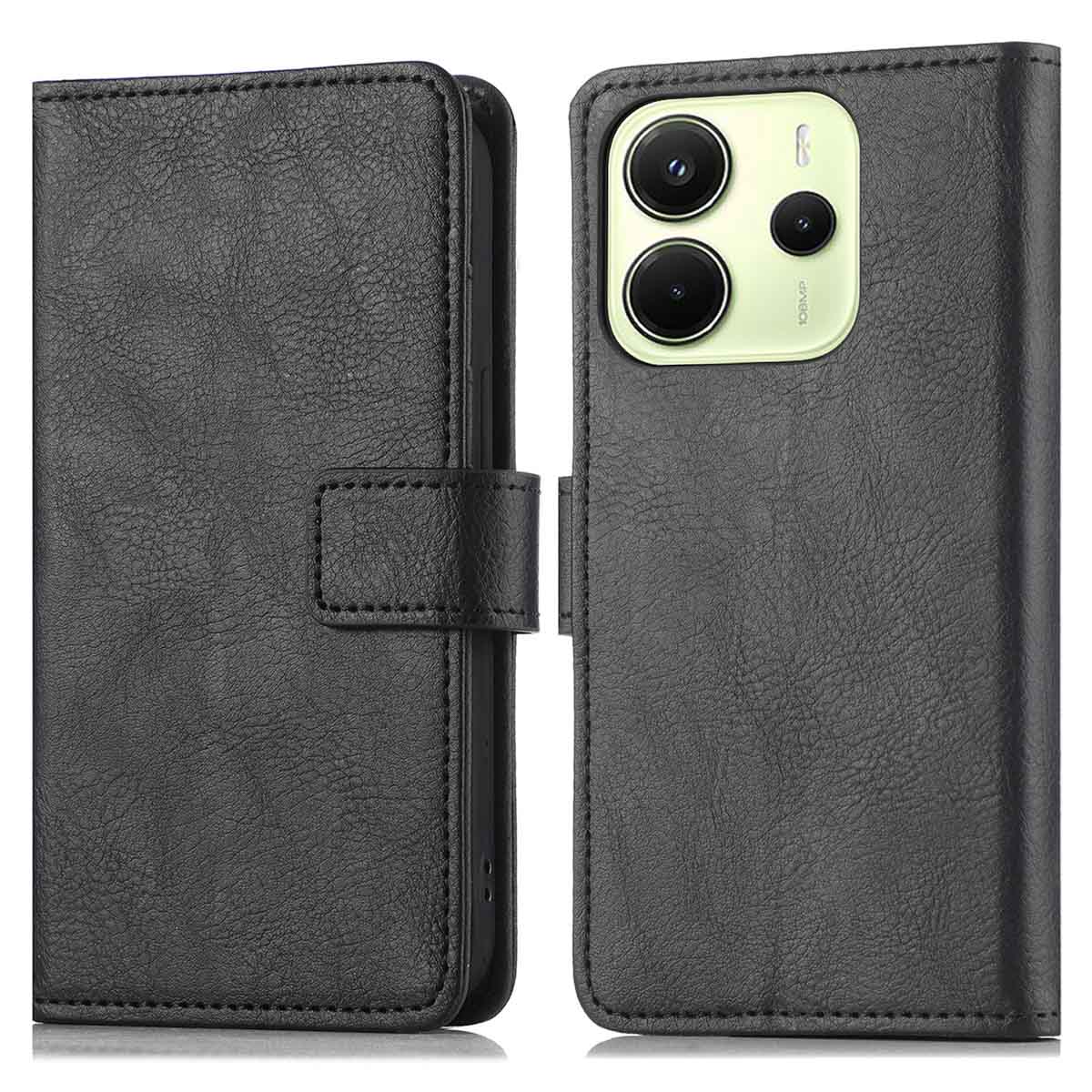 imoshion Luxe Bookcase voor de Xiaomi Redmi Note 14 (4G) - Zwart