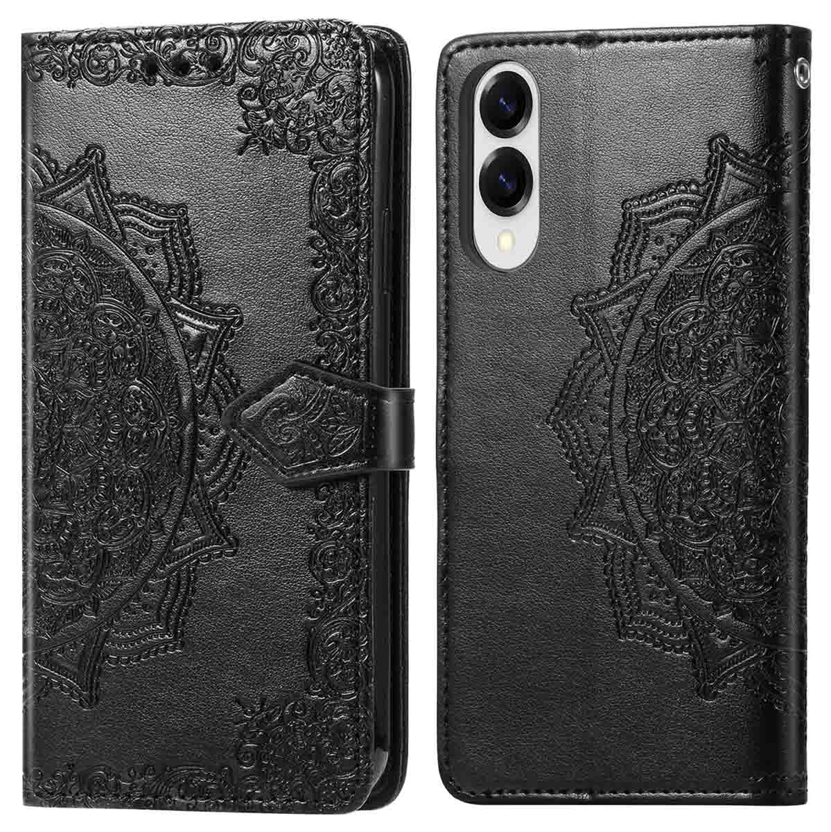 imoshion Mandala Bookcase voor de Samsung Galaxy S25 Edge - Zwart