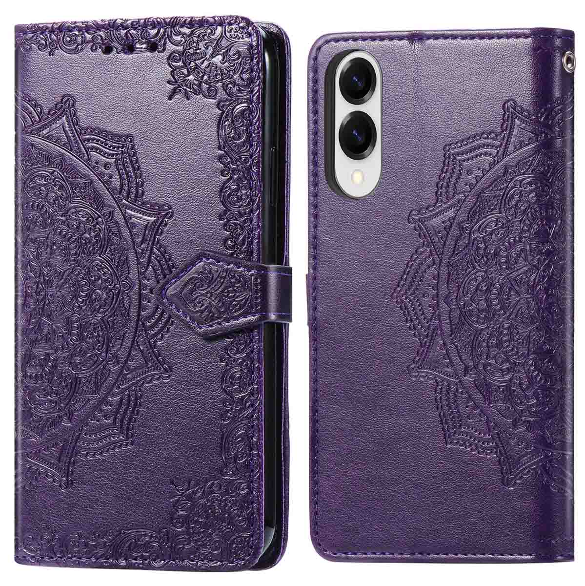 imoshion Mandala Bookcase voor de Samsung Galaxy S25 Edge - Paars
