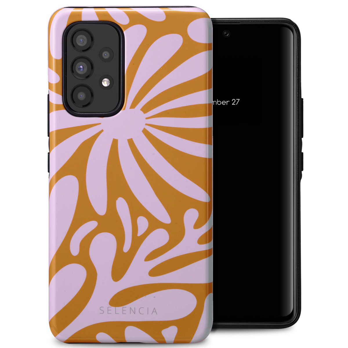 Selencia Vivid Backcover voor de Samsung Galaxy A53 - Modern Bloom Pink