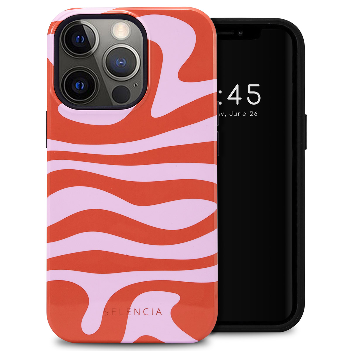 Selencia Vivid Backcover voor de Apple iPhone 13 Pro - Dream Swirl Pink