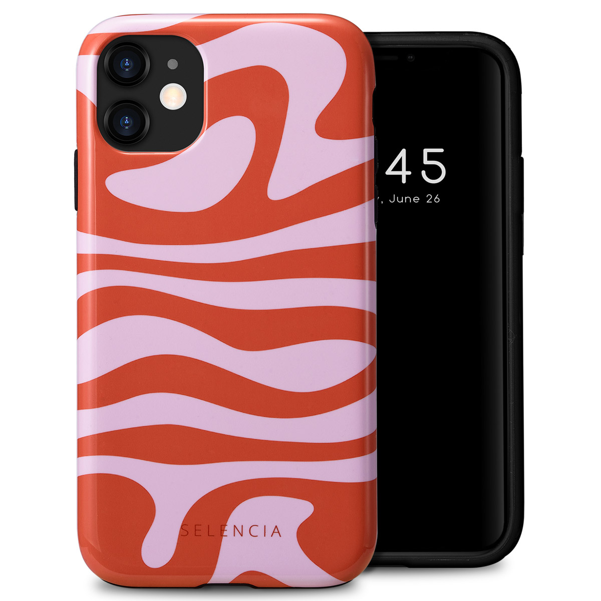 Selencia Vivid Backcover voor de Apple iPhone 11 - Dream Swirl Pink