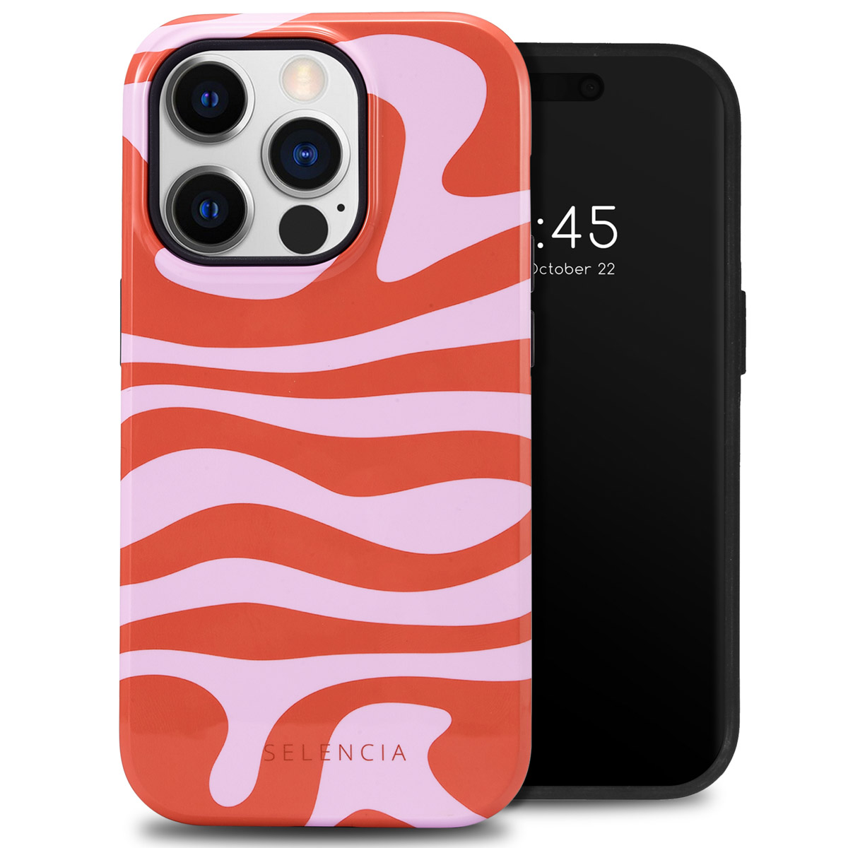 Selencia Coque arrière Vivid Apple iPhone 14 Pro - Dream Swirl Pink