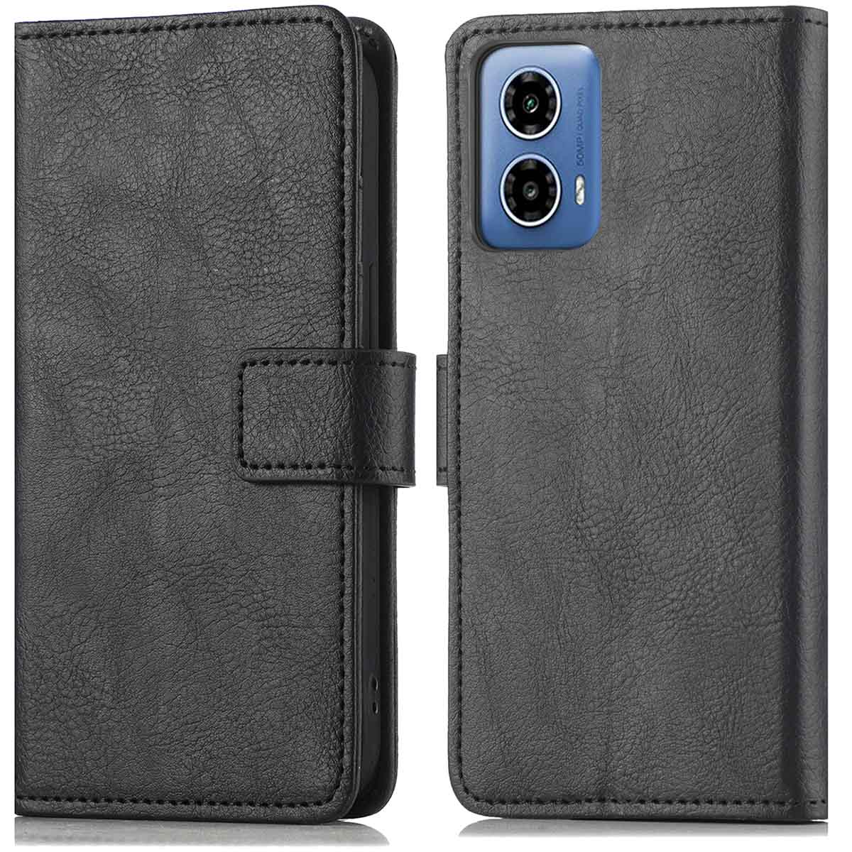imoshion Luxe Bookcase voor de Motorola Moto G34 - Zwart