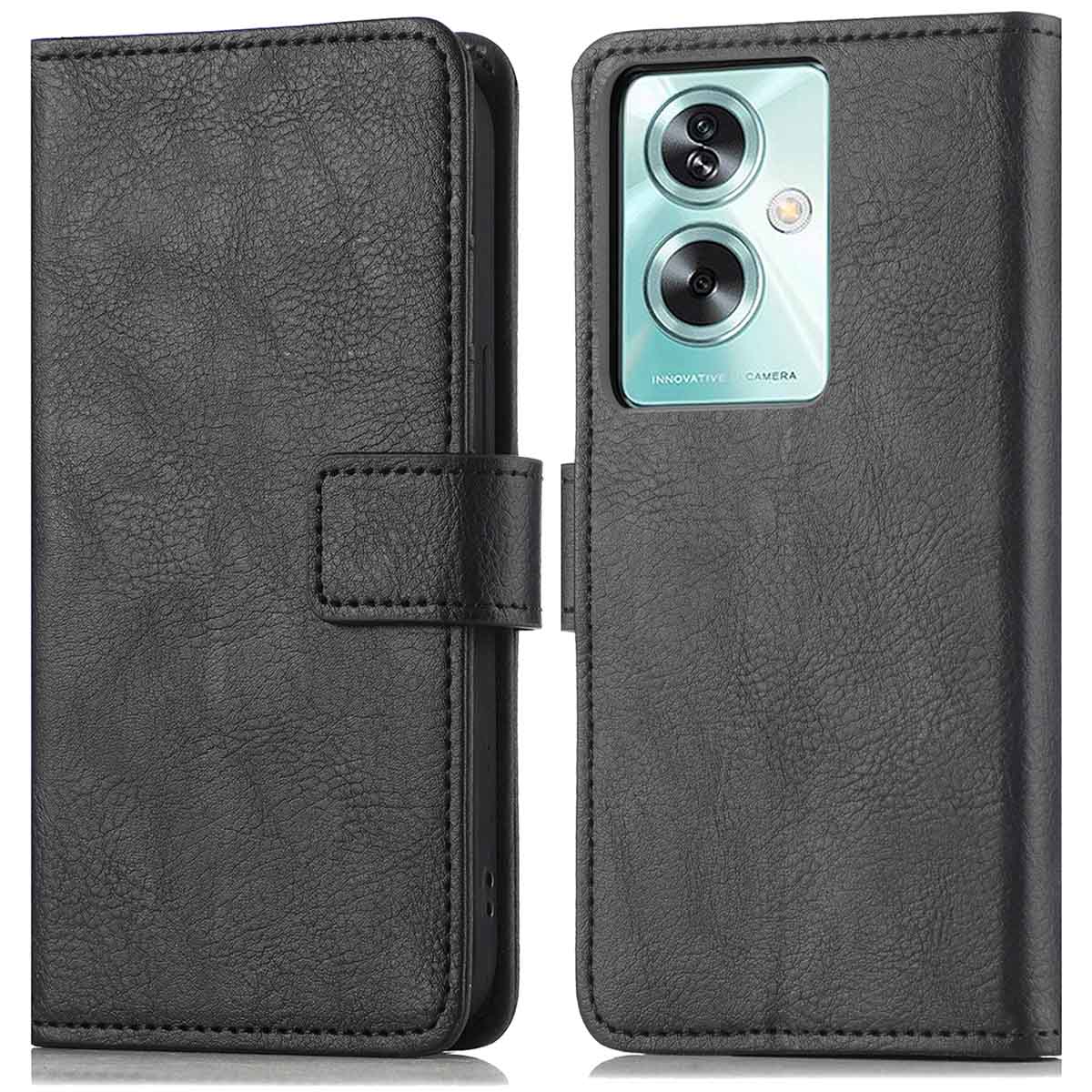 imoshion Luxe Bookcase voor de Oppo A79 - Zwart