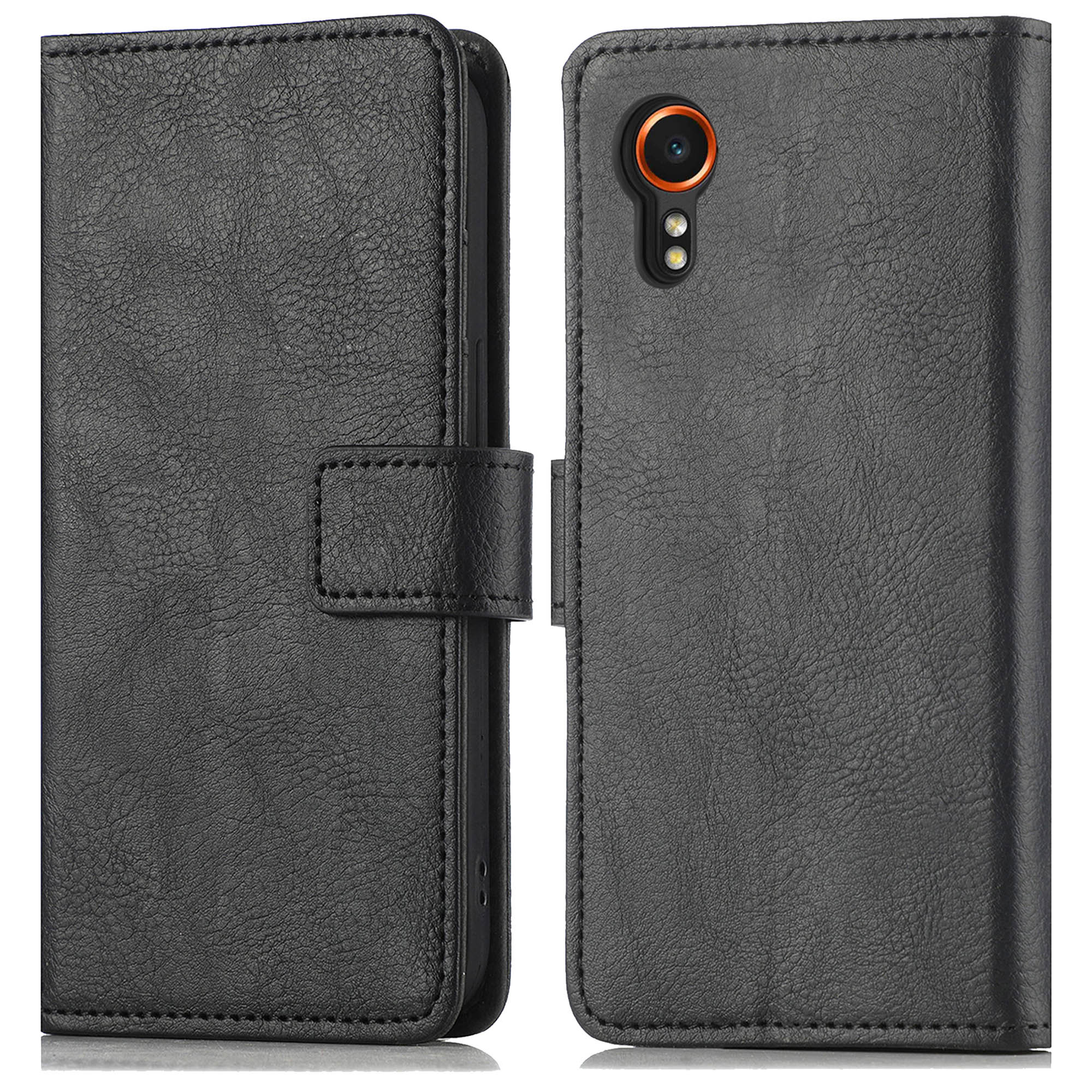 imoshion Luxe Bookcase voor de Samsung Galaxy Xcover 7 - Zwart
