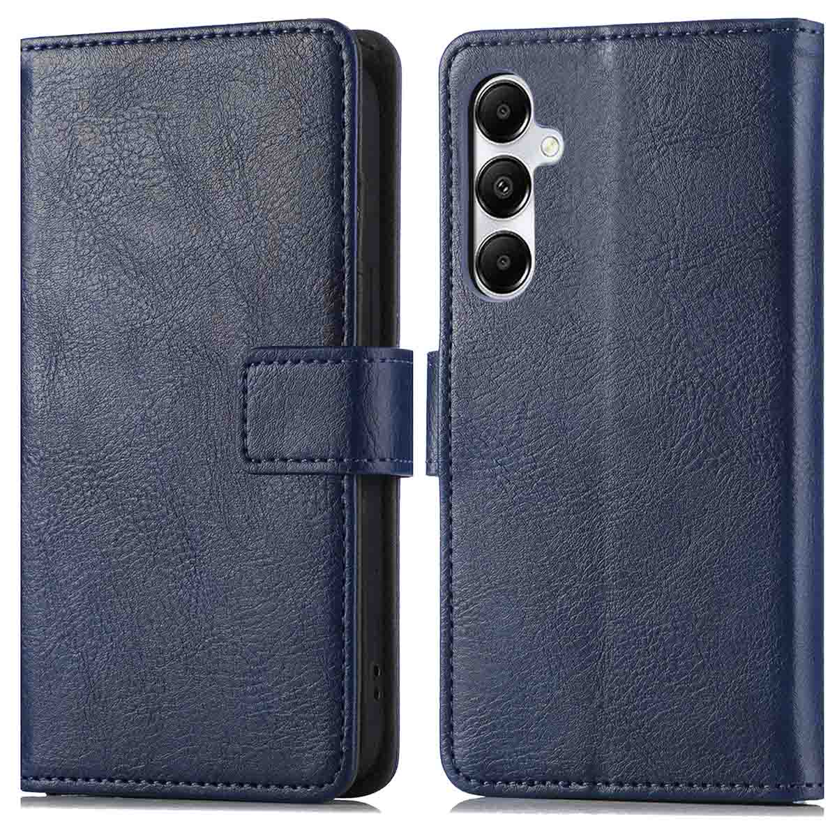 imoshion Luxe Bookcase voor de Samsung Galaxy A15 (5G/4G) - Donkerblauw
