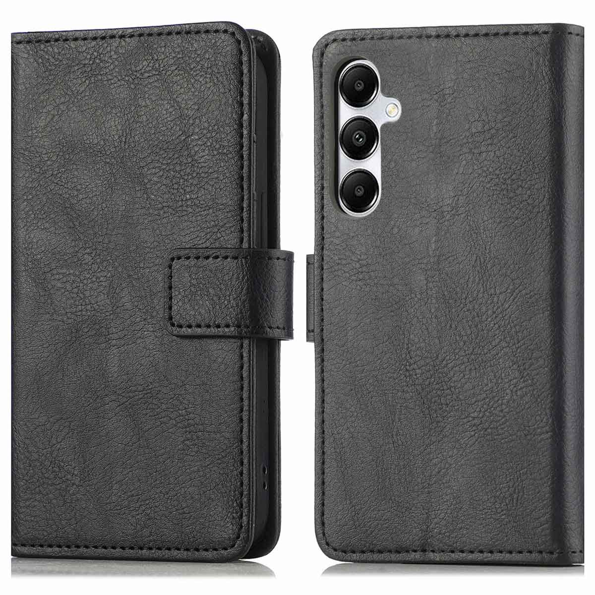 imoshion Luxe Bookcase voor de Samsung Galaxy A15 (5G/4G) - Zwart