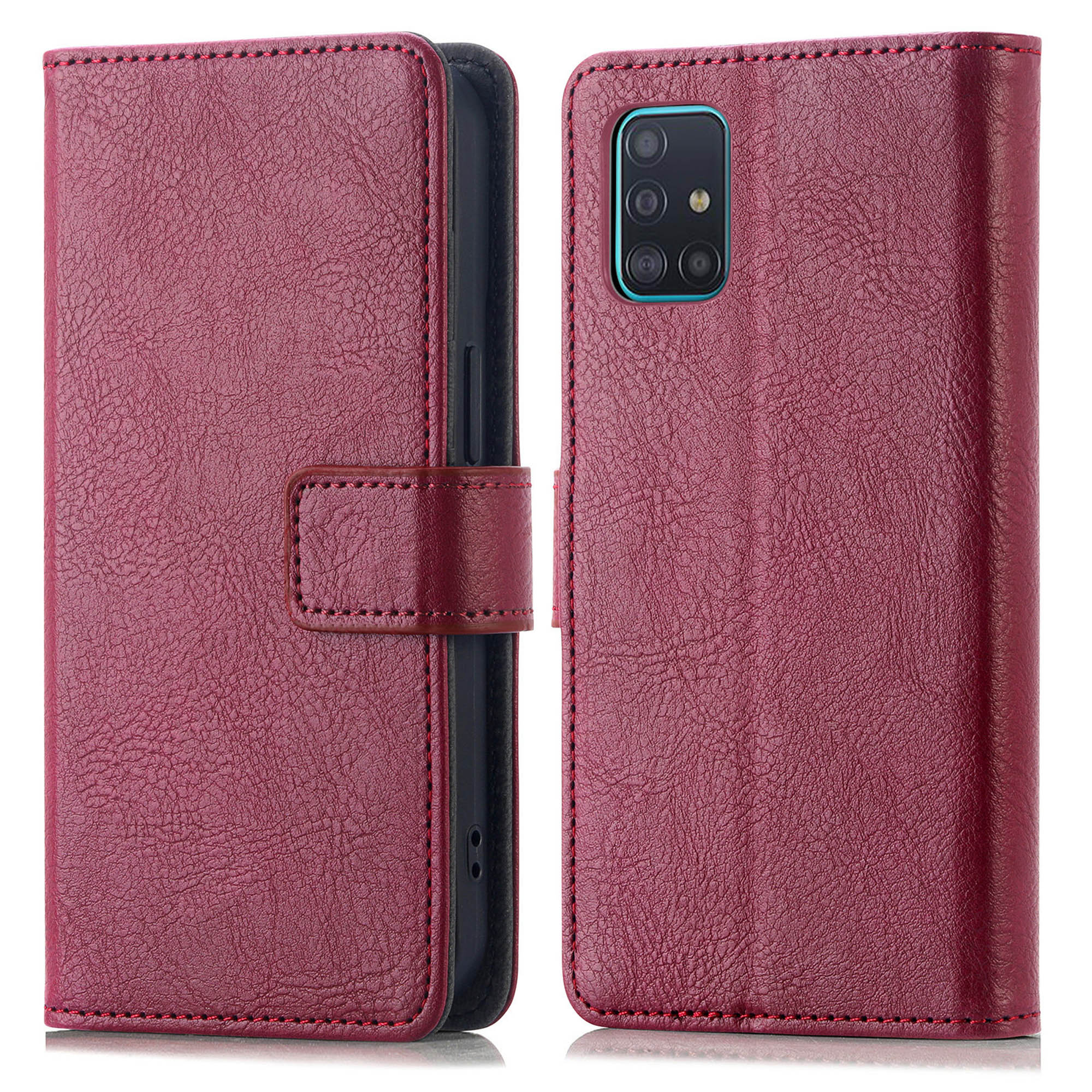 imoshion Luxe Bookcase voor de Samsung Galaxy A51 - Bordeaux