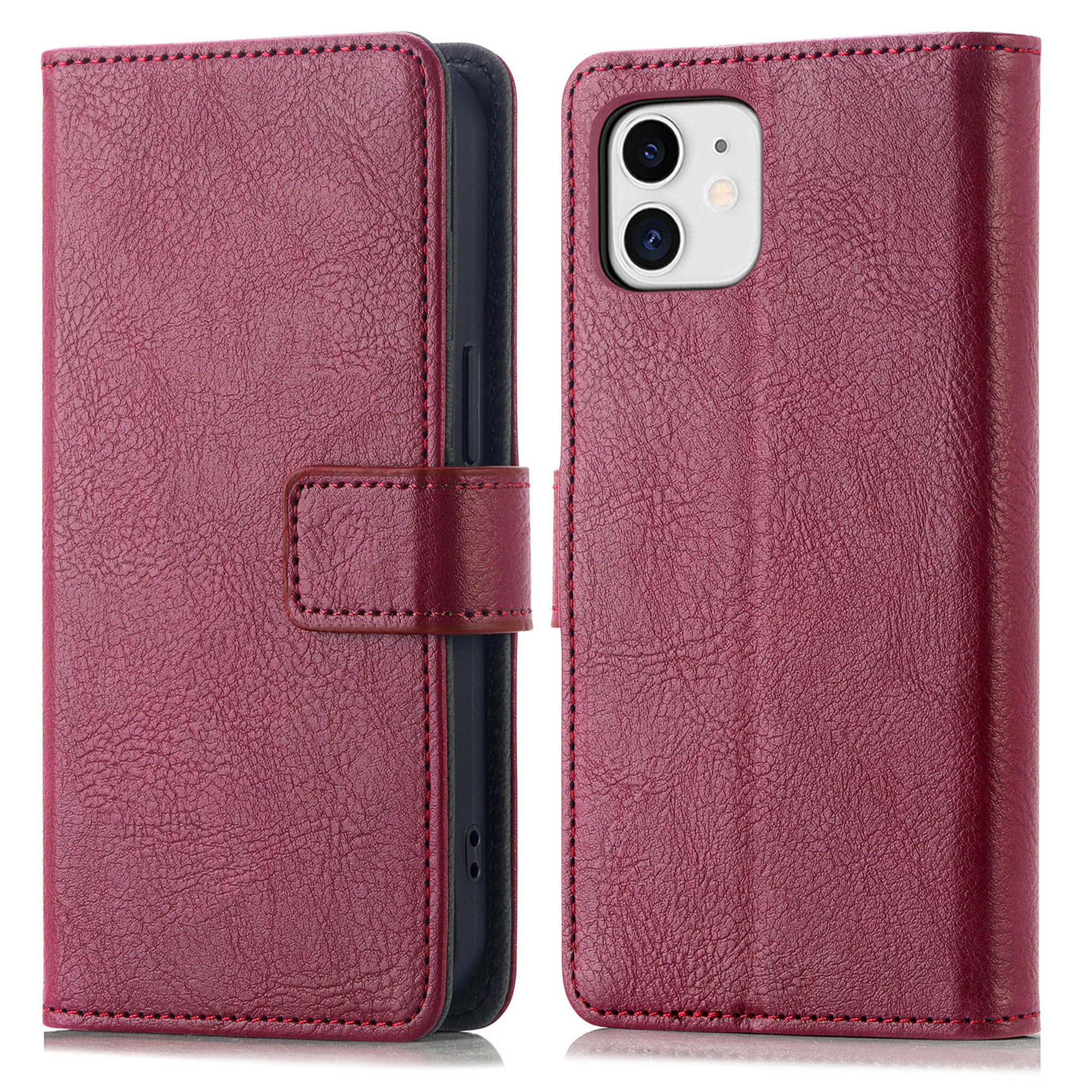 imoshion Luxe Bookcase voor de Apple iPhone 11 - Bordeaux