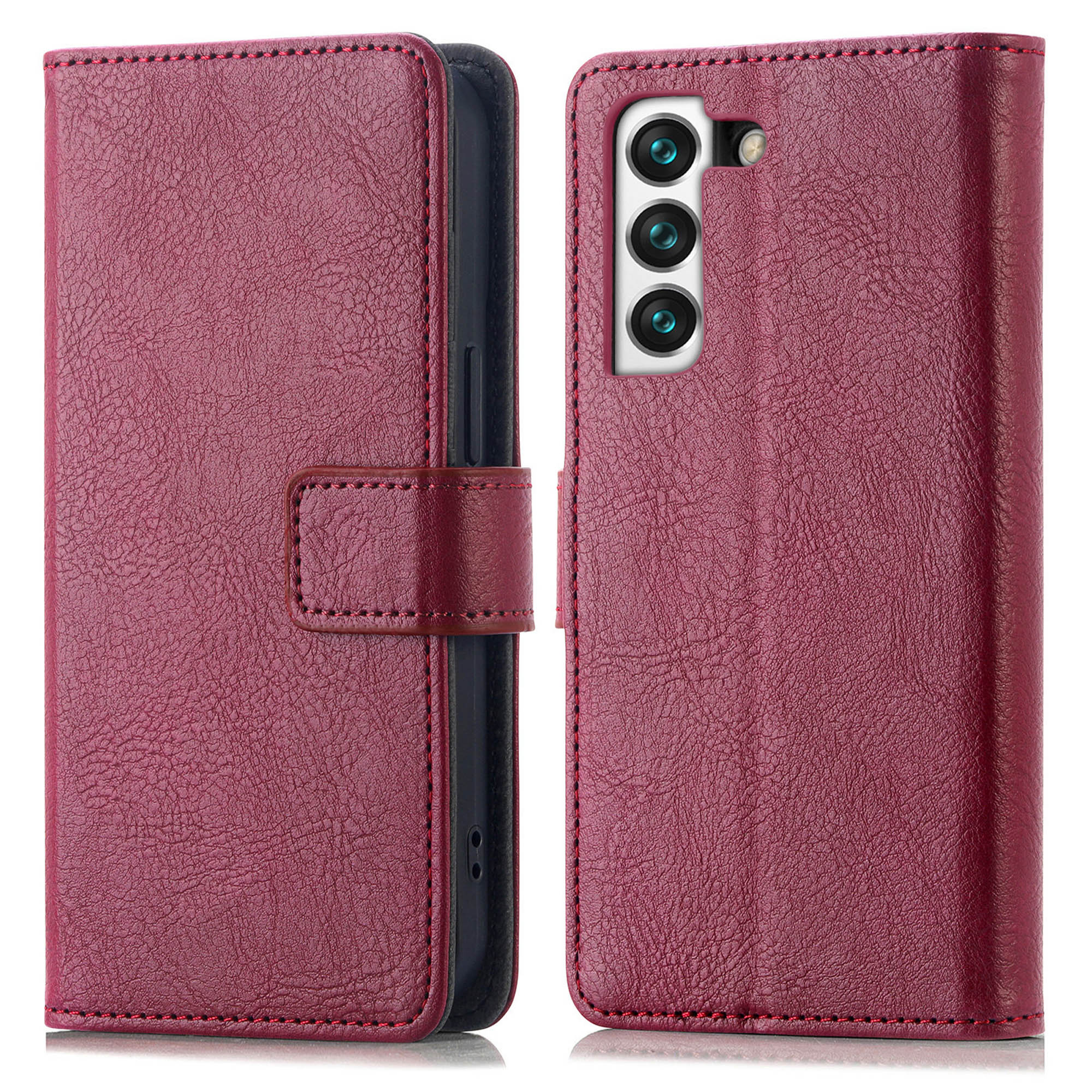 imoshion Luxe Bookcase voor de Samsung Galaxy S21 - Bordeaux