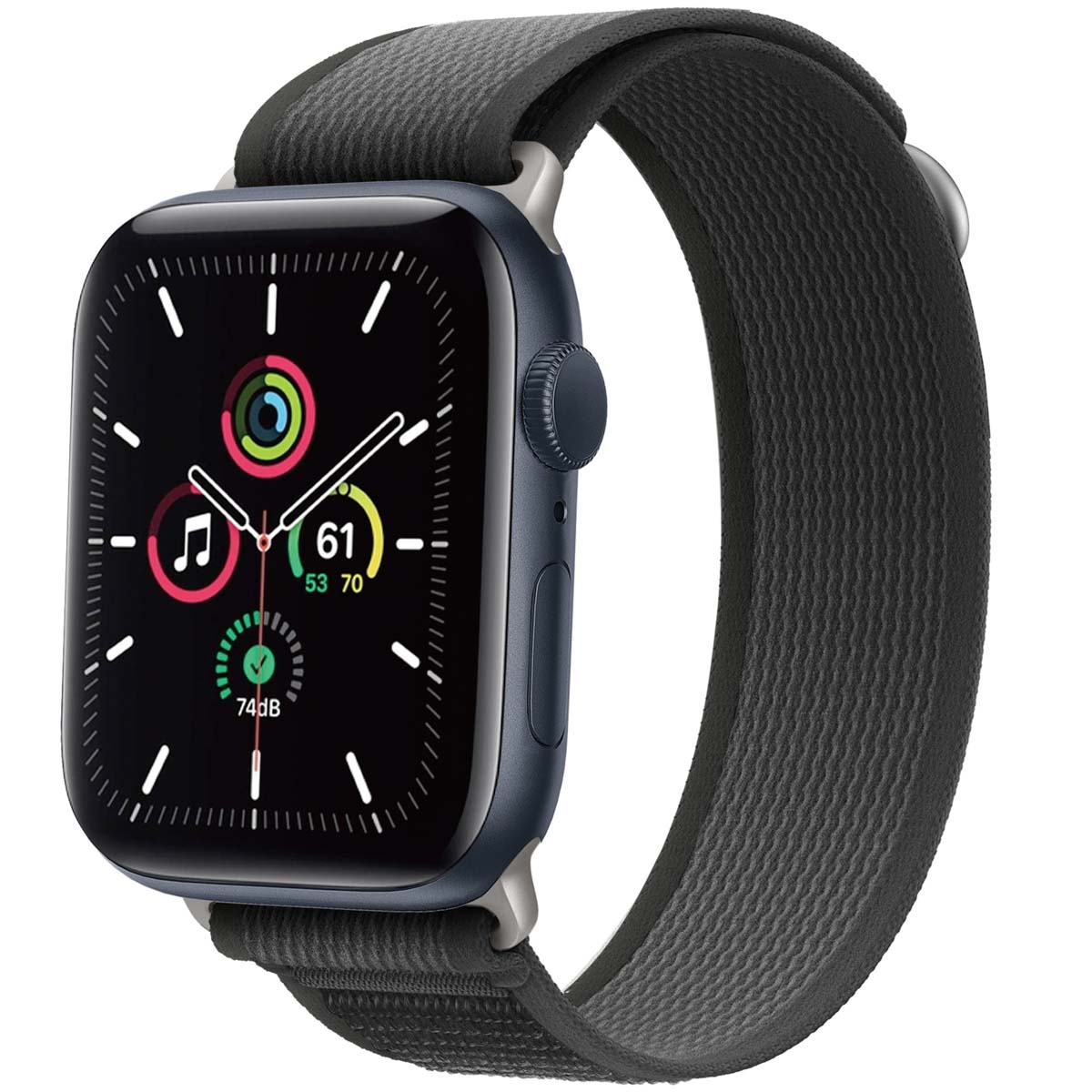 imoshion Bracelet Trail en nylon Apple Watch | 38/40/41/42 mm - Noir
