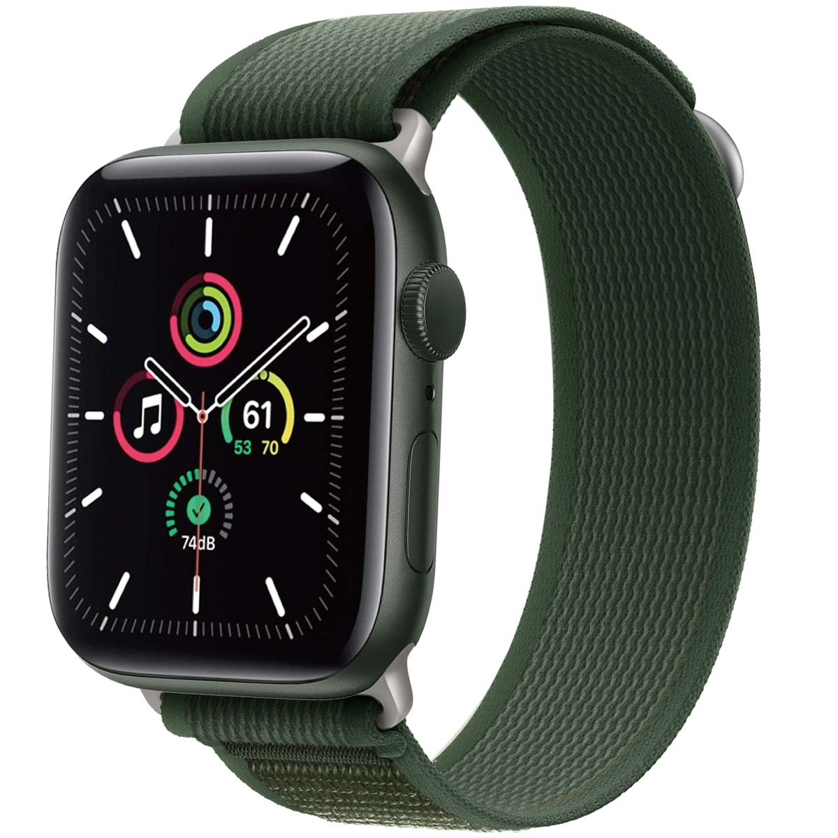 imoshion Nylon Trail bandje voor de Apple Watch | 38/40/41/42 mm - Legergroen
