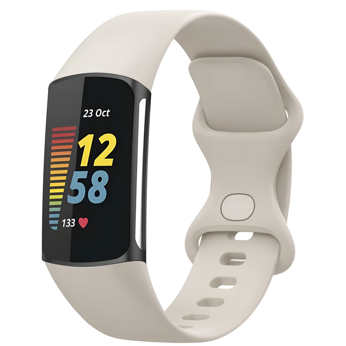 imoshion Bracelet silicone Fitbit Charge 5 / 6 - S - Beige
