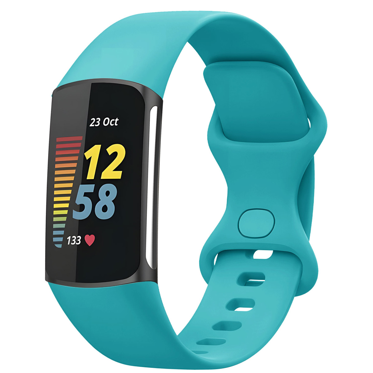 imoshion Bracelet silicone Fitbit Charge 5 / 6 - L - Turquoise