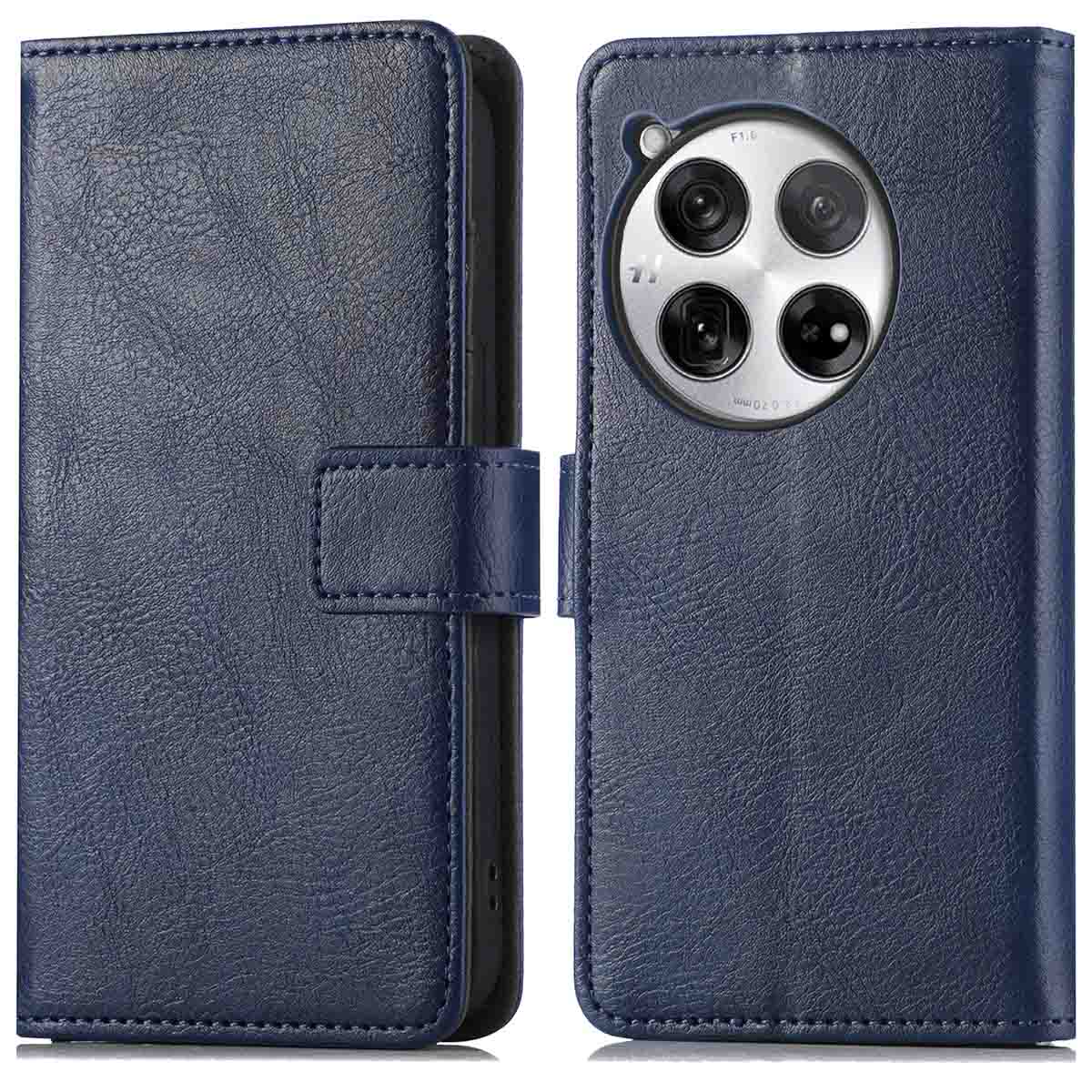 imoshion Luxe Bookcase voor de OnePlus 12 - Donkerblauw