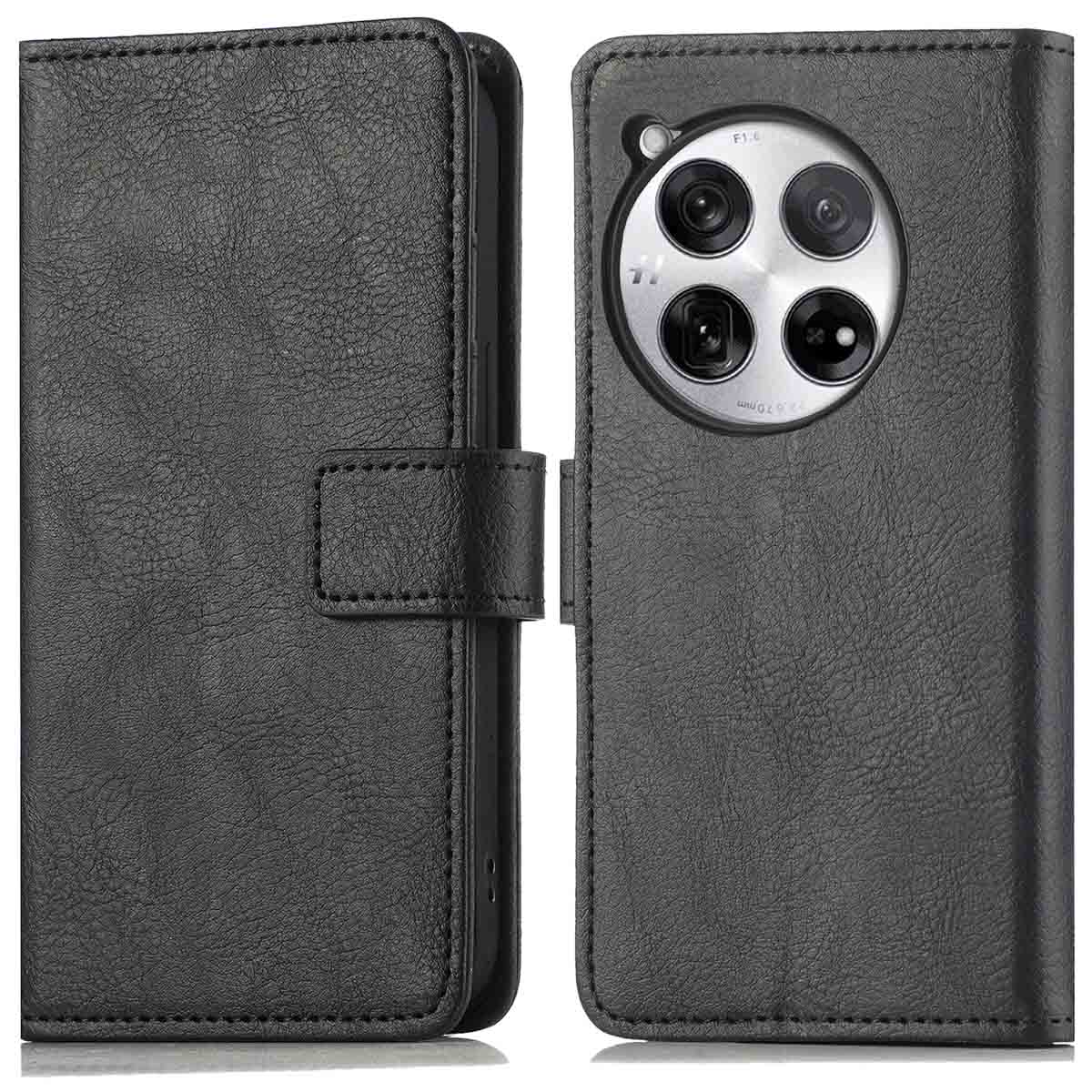 imoshion Luxe Bookcase voor de OnePlus 12 - Zwart